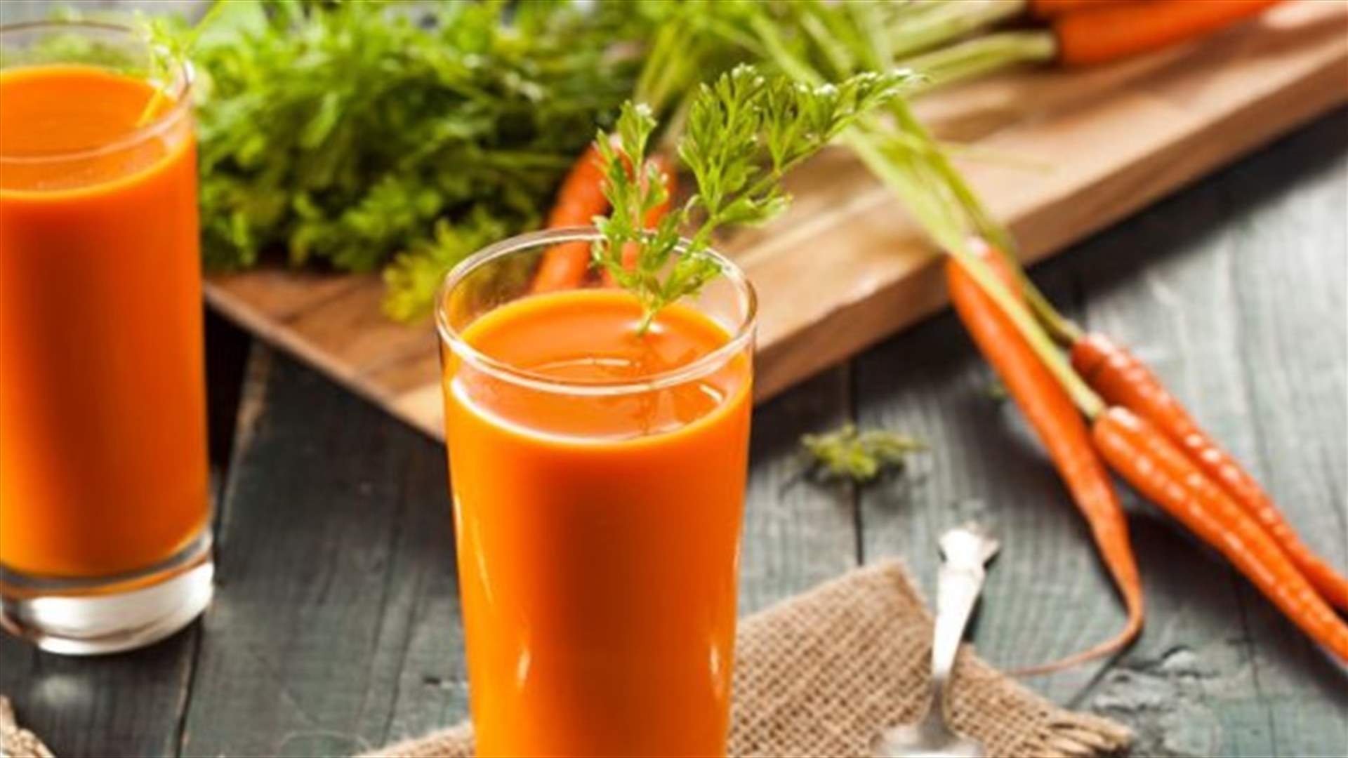 4 فوائد قد لا تعرفونها عن عصير الجزر