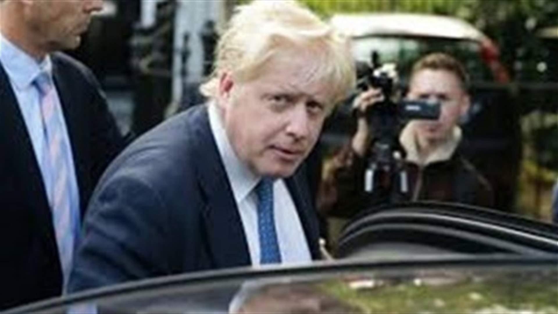 Britain&#39;s Boris Johnson visits Syrian refugee camp in Turkey