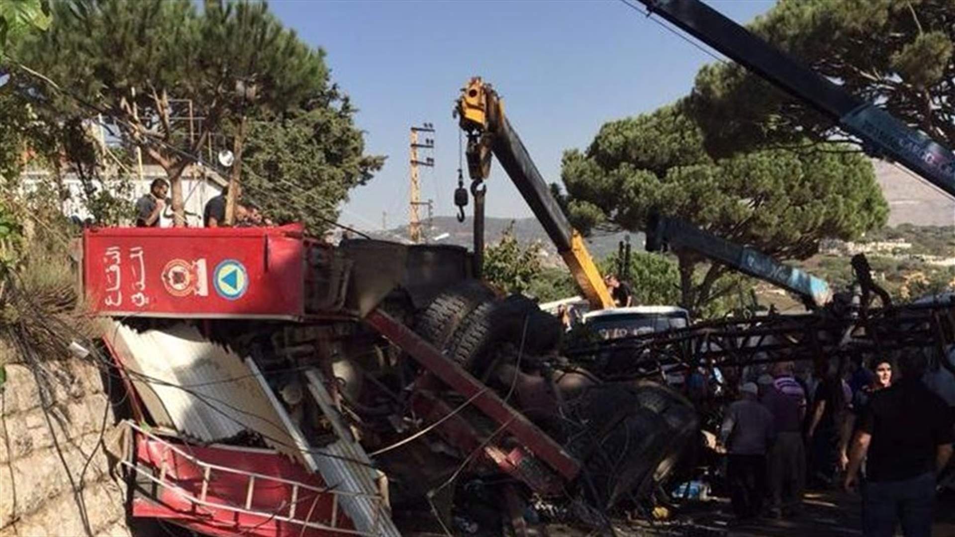Two killed as Civil defense truck overturns