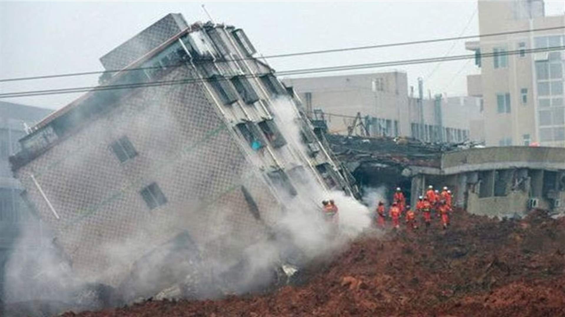 أكثر من 8 قتلى في انهيار مبان في الصين