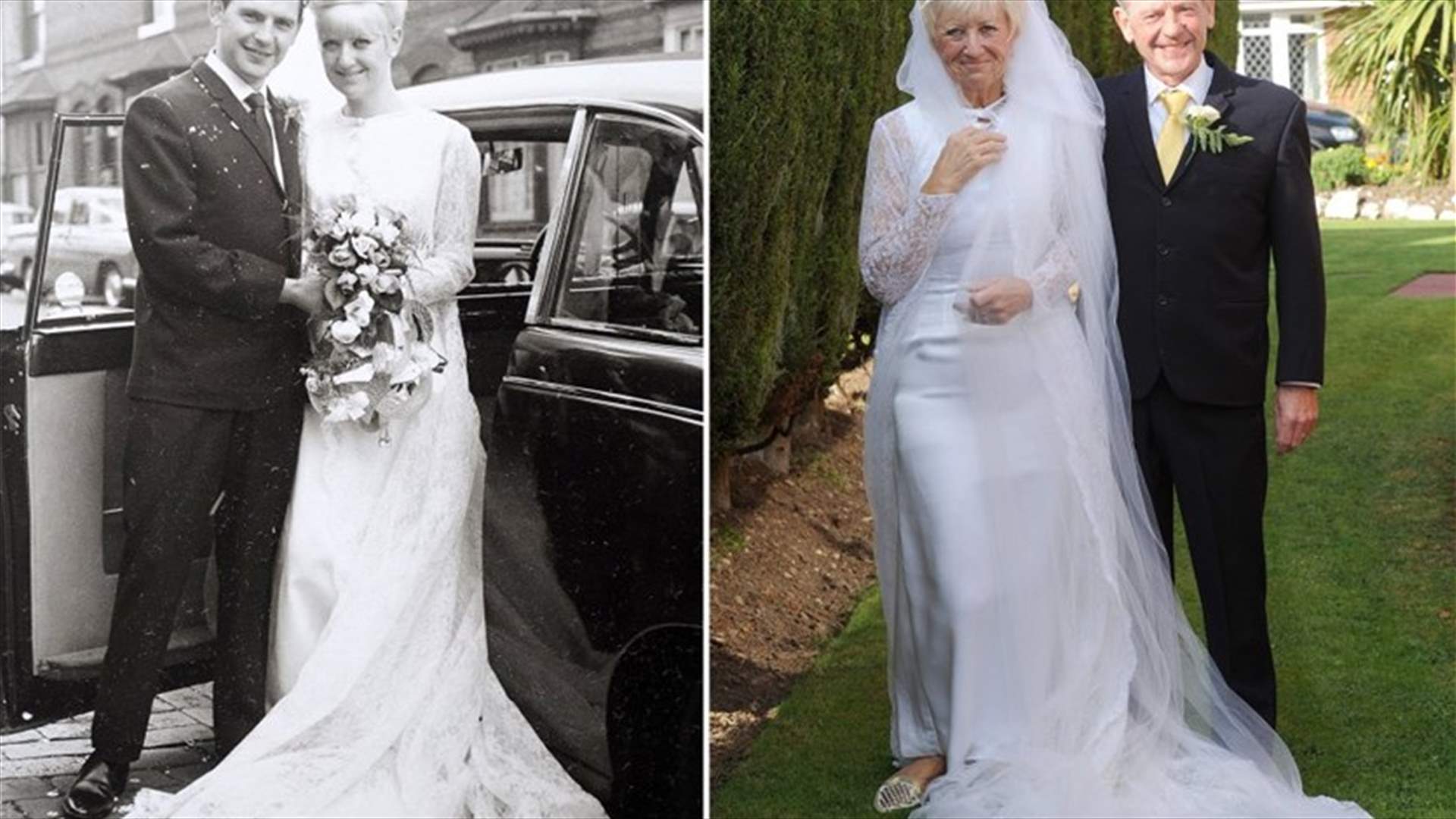 [PHOTOS] Couple Celebrates 50th Anniversary In Same Clothes They Wore In 1966