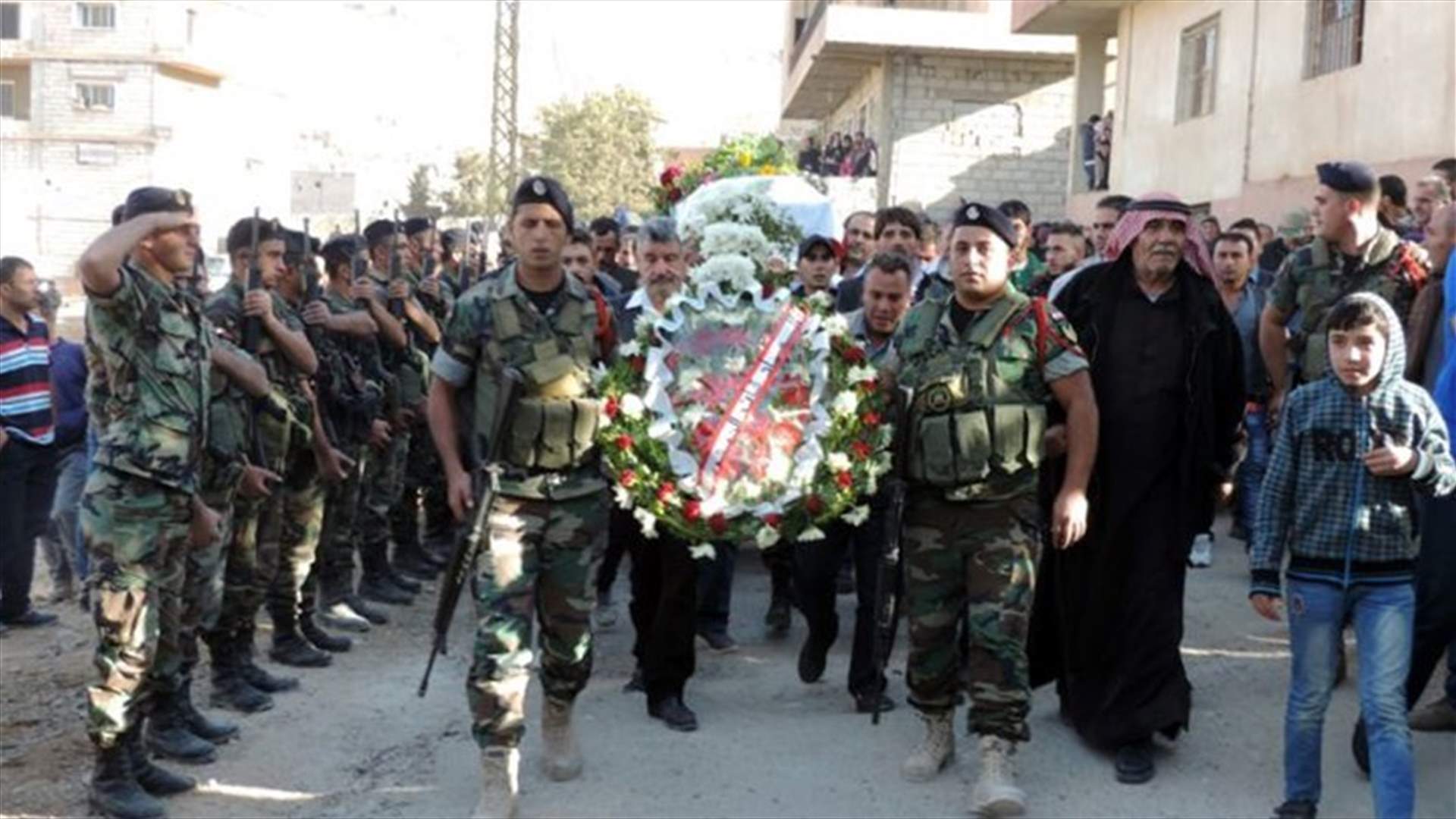 Arsal bids farewell to Army Sergeant Ezzeddine