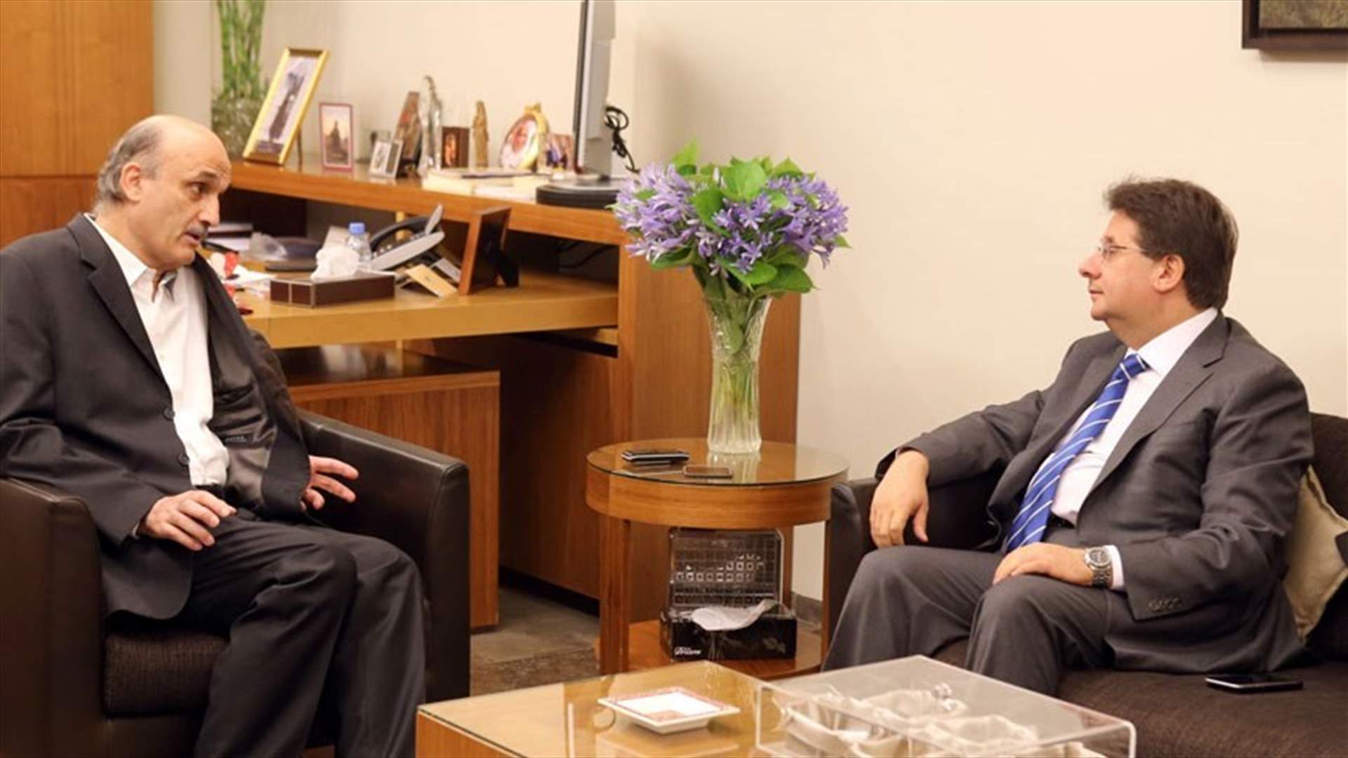 Geagea meets Kanaan over presidential elections 