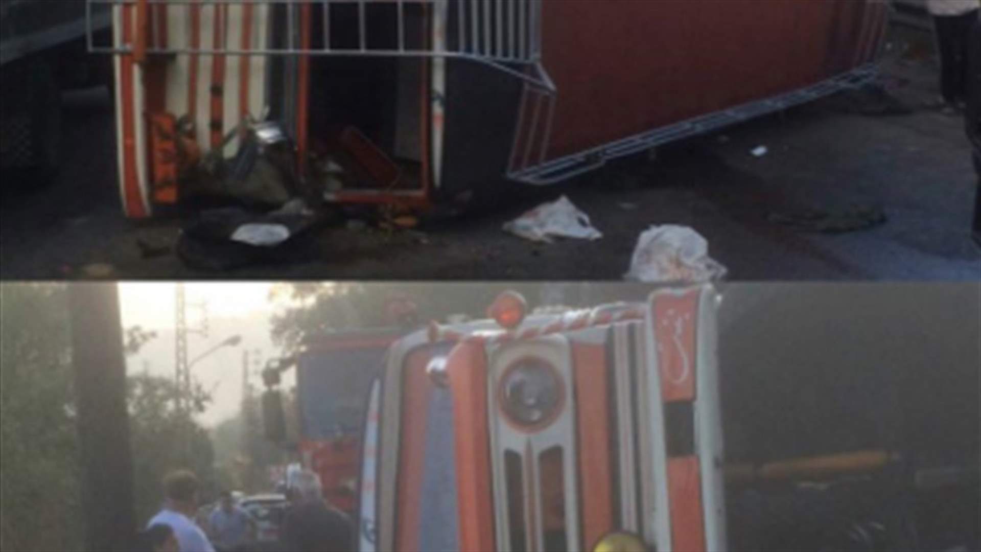 Bus overturns in Dhour el-Choueir, injuries reported 