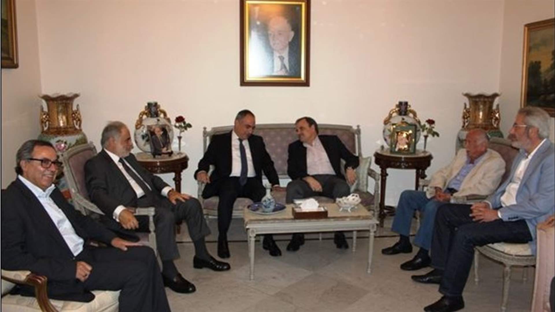 الجماعة الاسلامية تستقبل النائبين أبو زيد وأسود