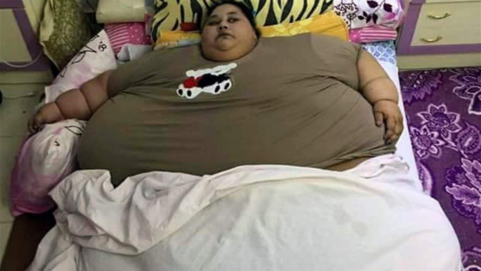 بالصور: أسمن سيدة في العالم... مصرية وزنها 500 كيلغ