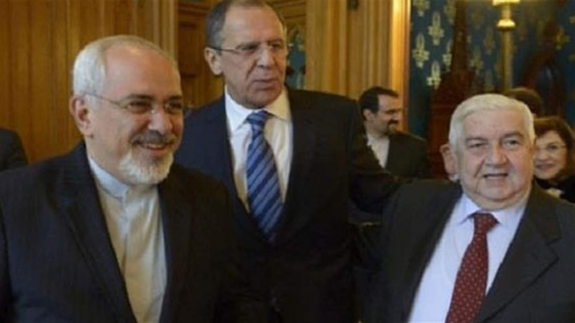  اجتماع لوزراء خارجية ايران وروسيا وسوريا الجمعة في موسكو 