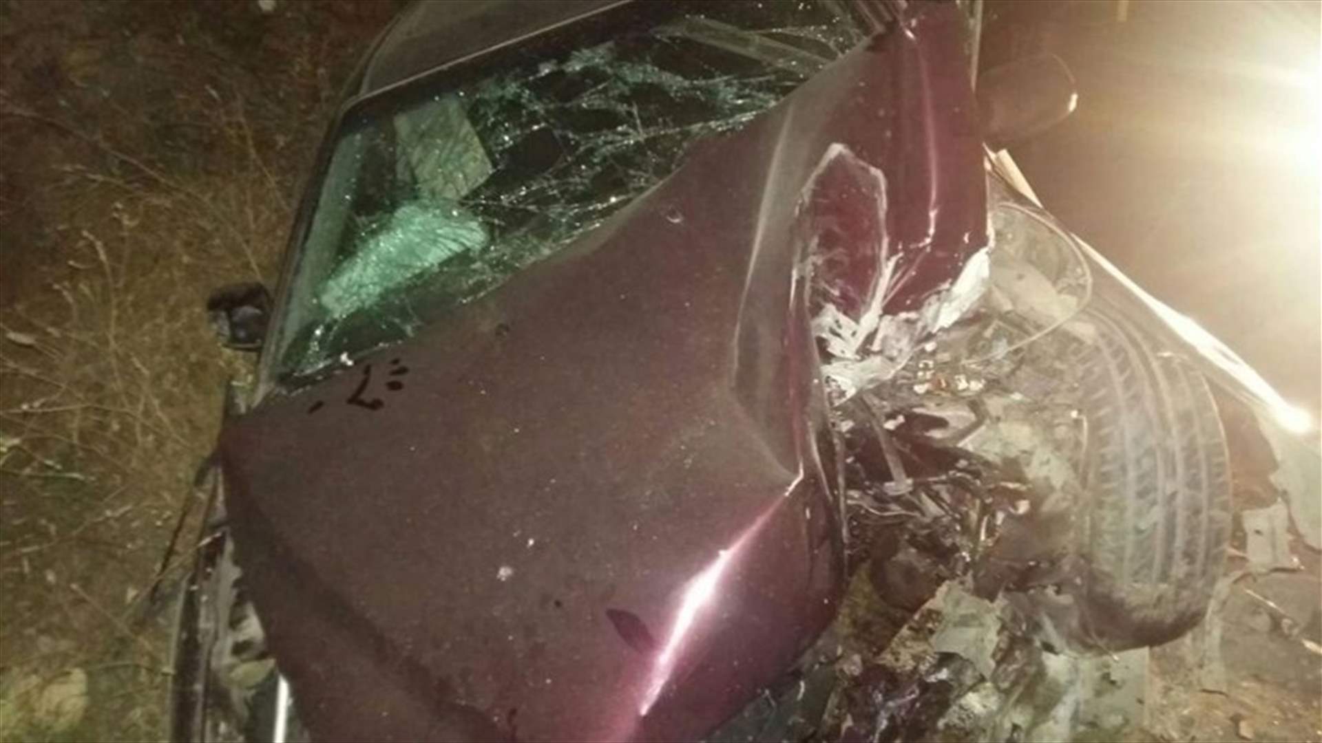جريحان بحادث على اوتوستراد القلمون