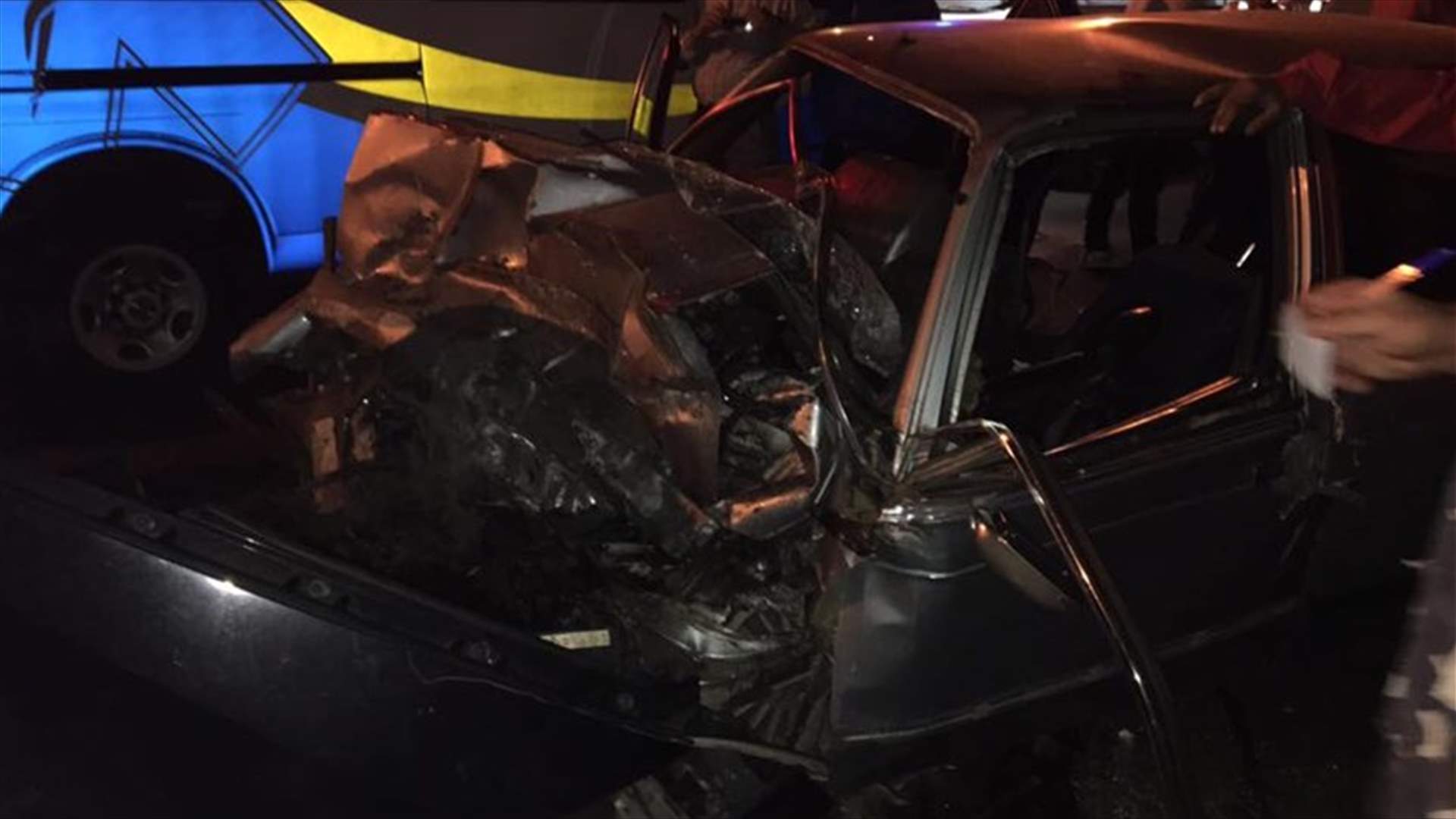 بالصور... قتيلان بحادث مروع على طريق بلونة – جعيتا