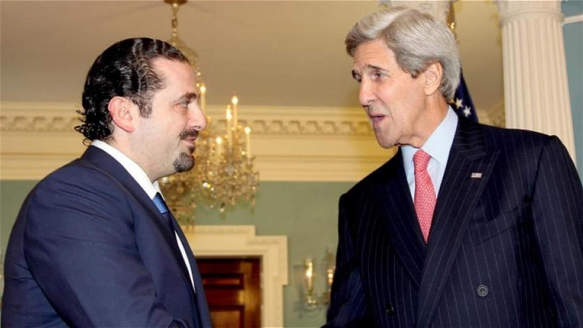 Kerry praises "Hariri’s efforts to end presidential vacuum"
