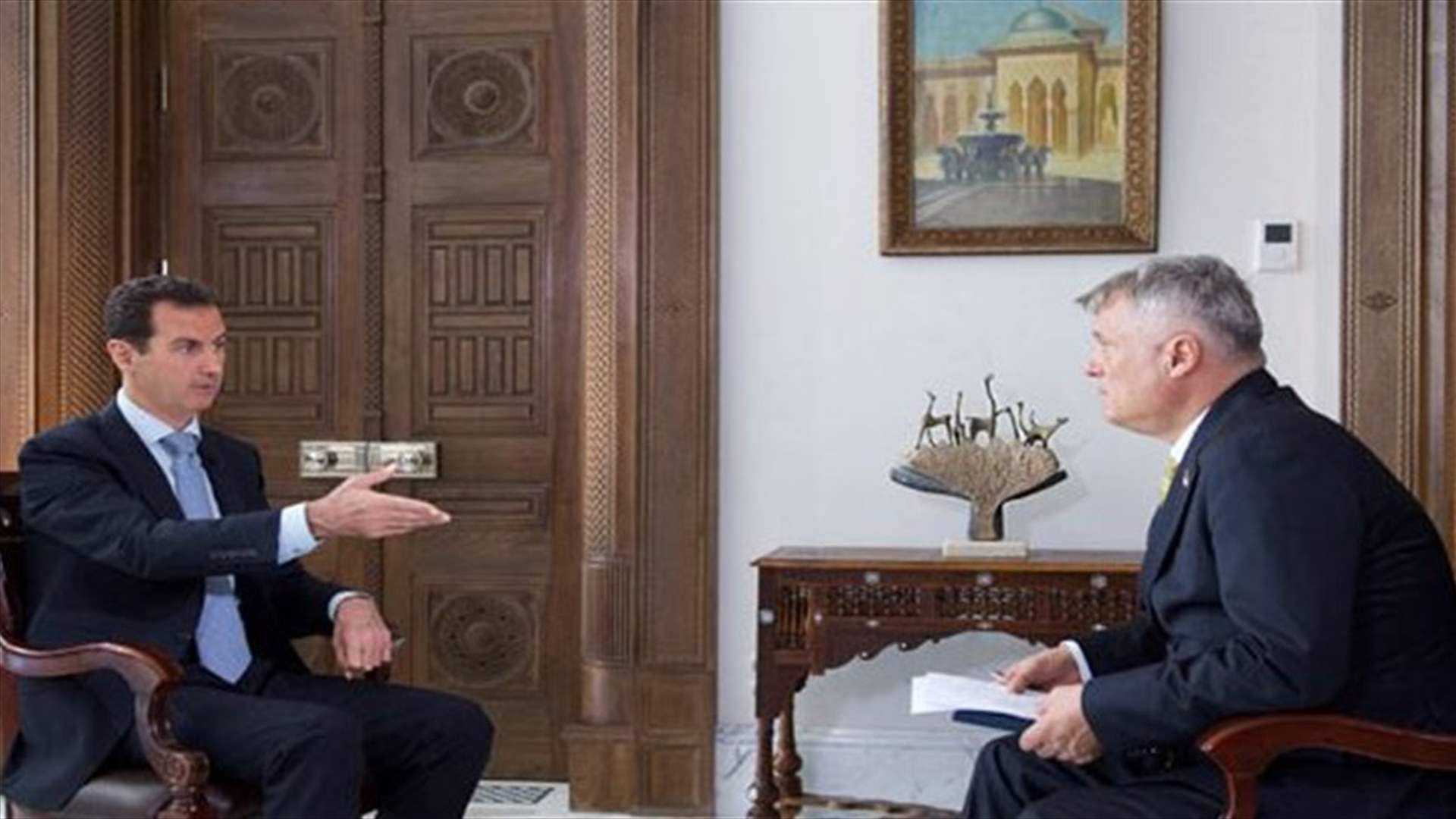 الاسد: الولايات المتحدة والدول الحليفة لها تتحمل مسؤولية اخفاق وقف إطلاق النار