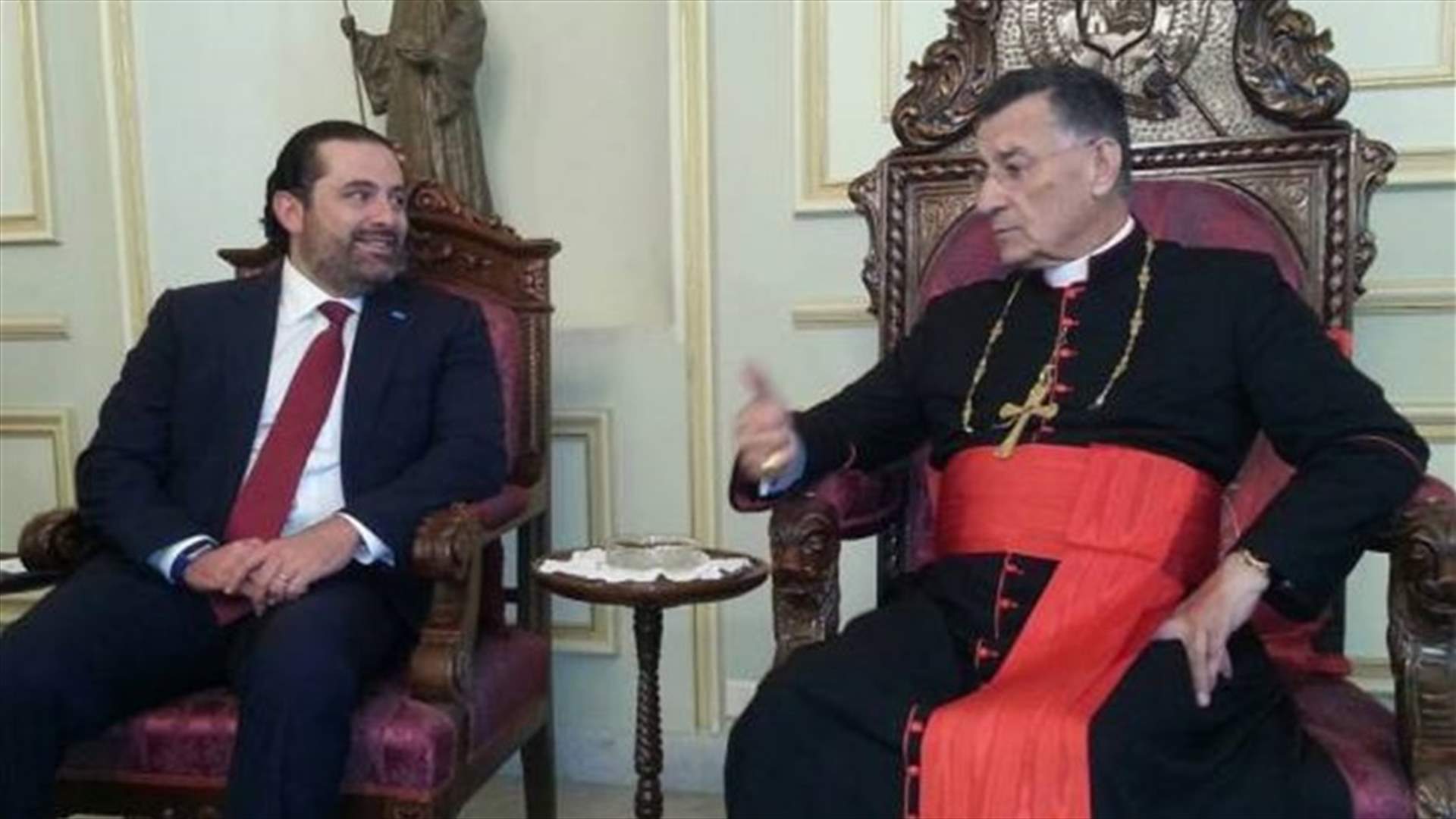 ماذا دار بين الحريري والراعي هاتفيا؟