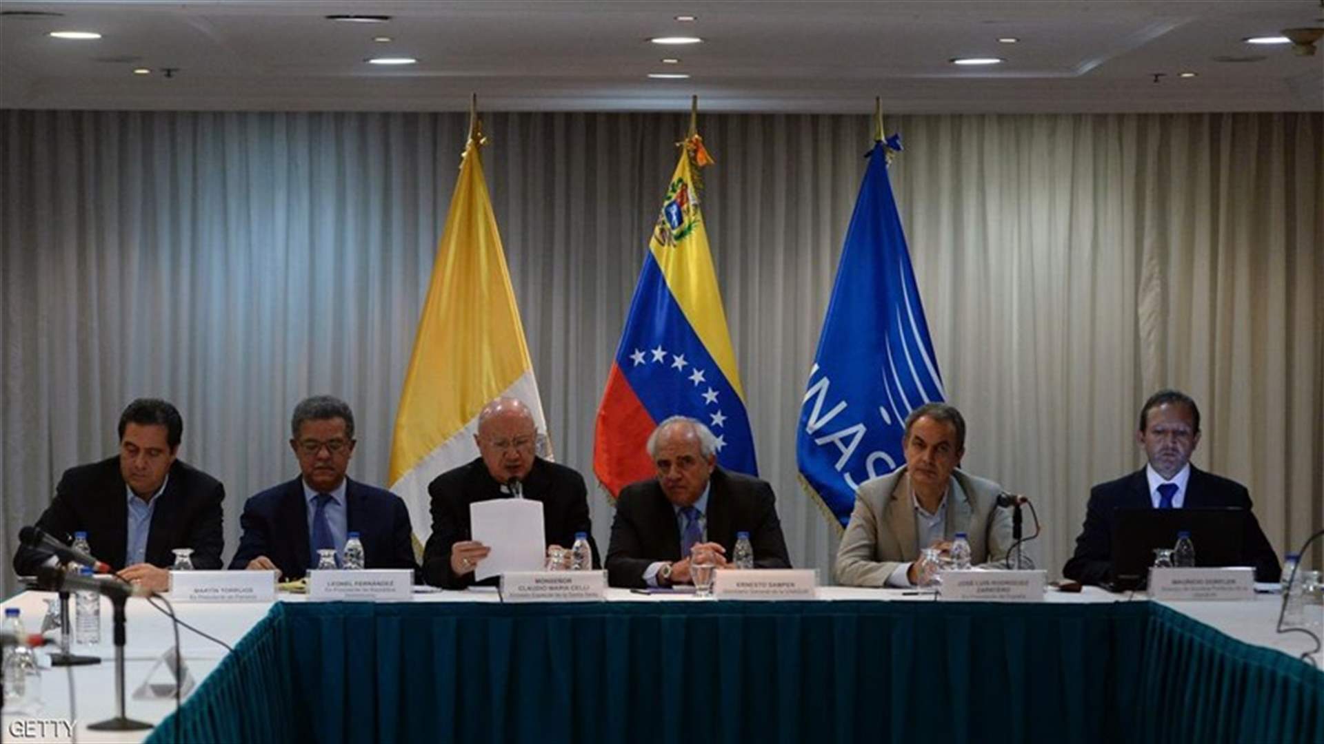 جولة محادثات جديدة بين الحكومة والمعارضة في فنزويلا