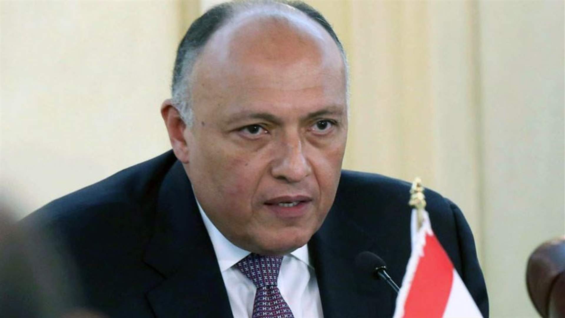 وزير خارجية مصر في بيروت... لتكثيف تضامننا