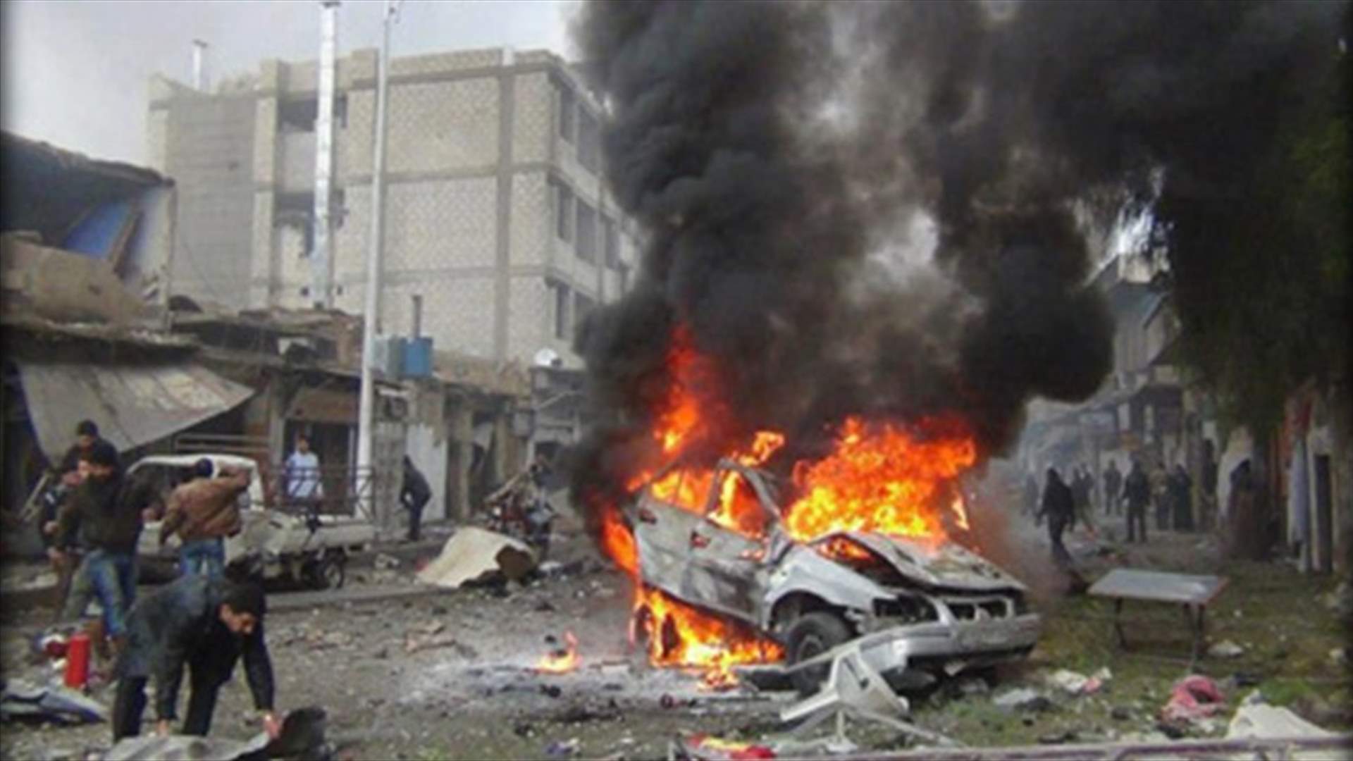اربعة قتلى في انفجار سيارة مفخخة في بنغازي 