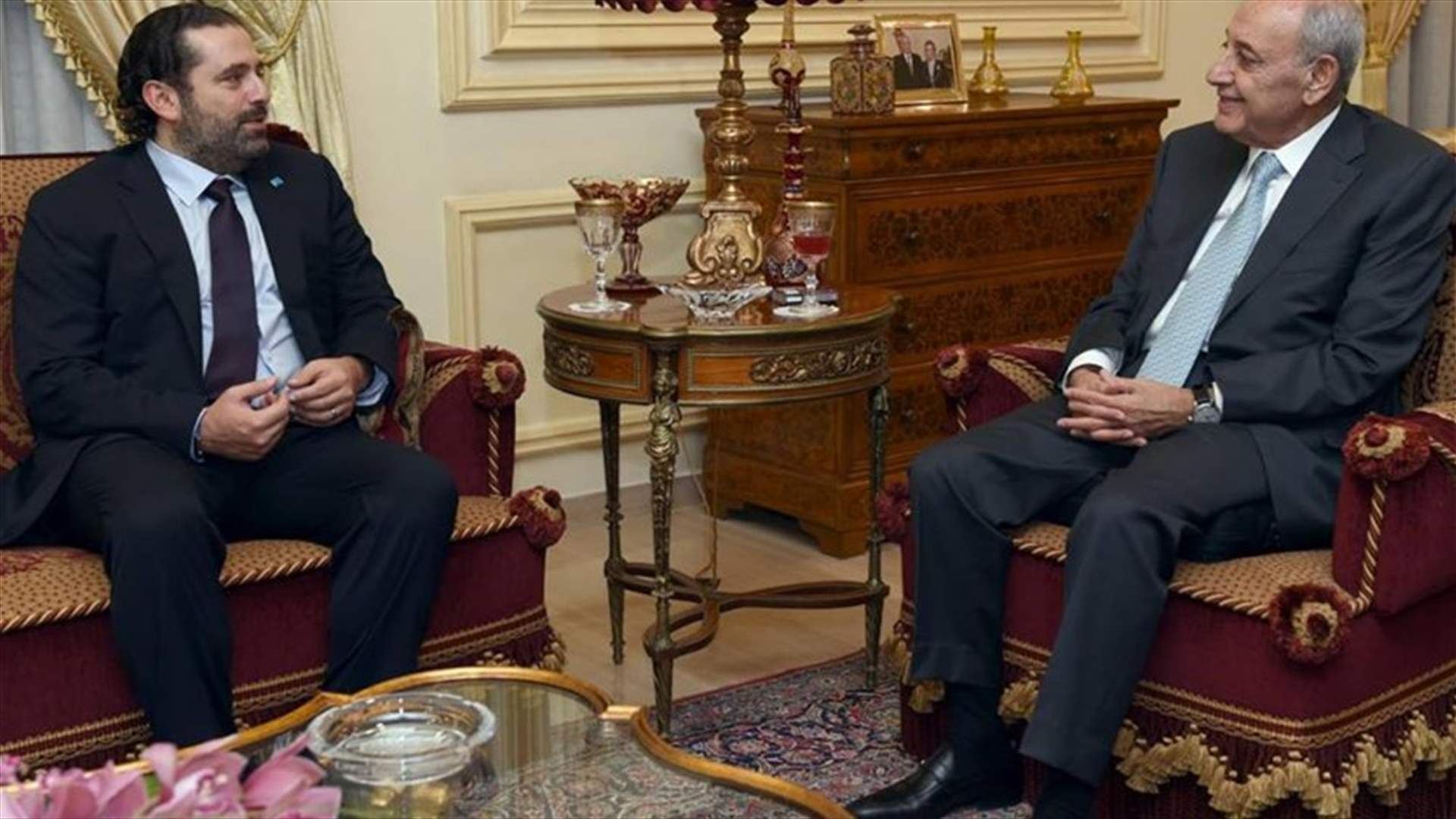 لقاء سري بين بري والحريري