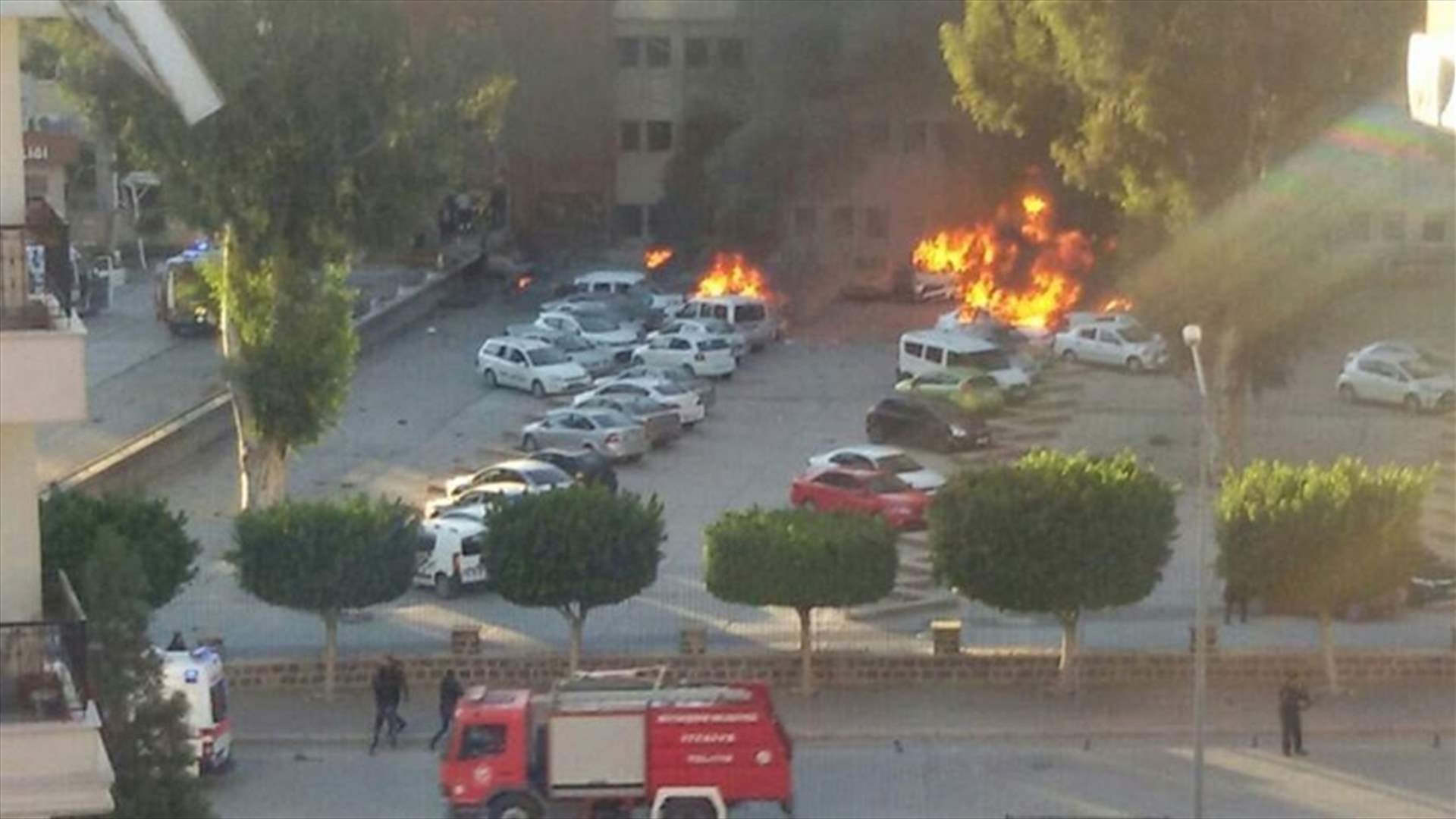 Blast kills two at governor's office in southern Turkish city