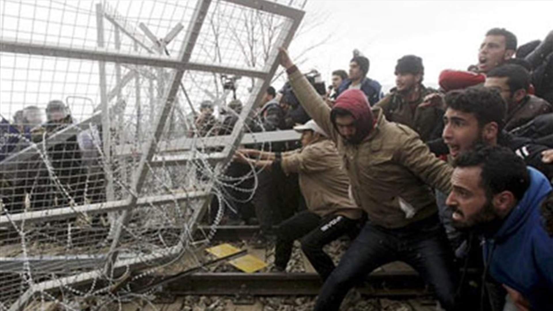  صدامات في ابرز مخيم للمهاجرين في بلغاريا