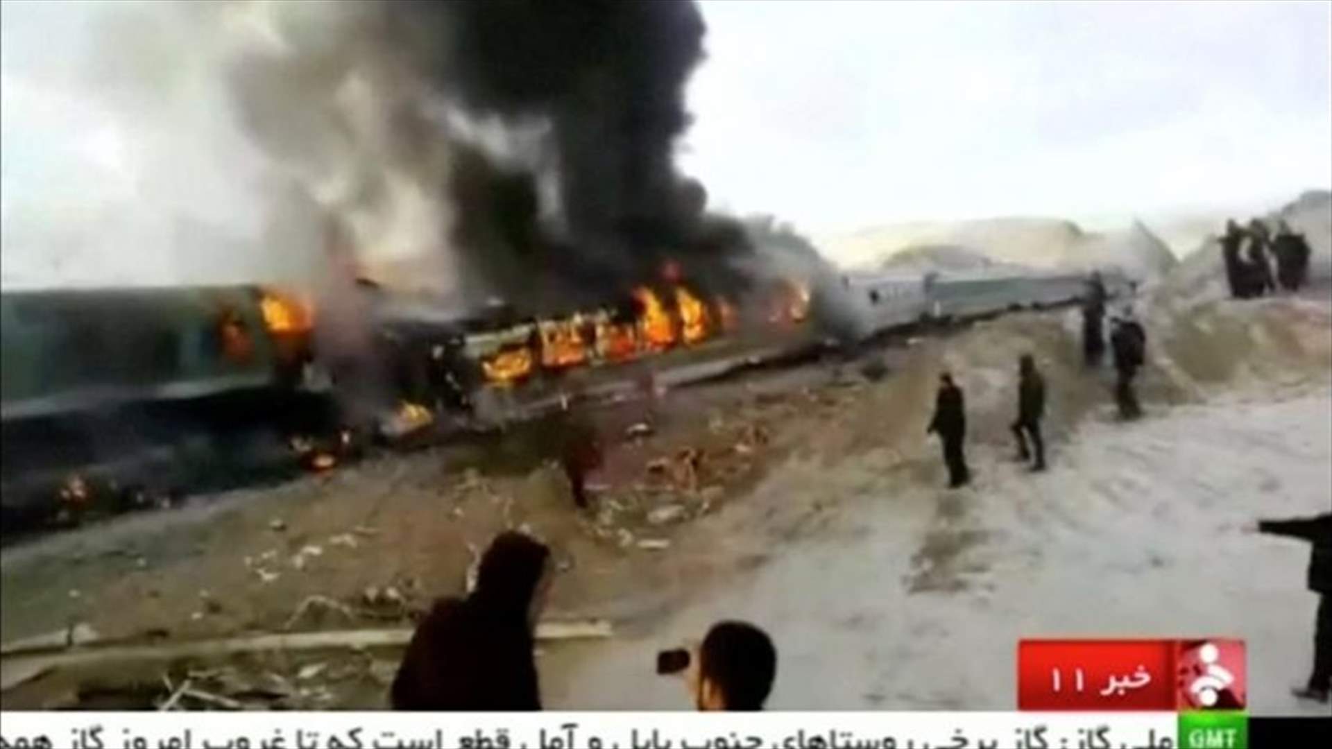 عدد من القتلى في تصادم قطاري ركاب في إيران