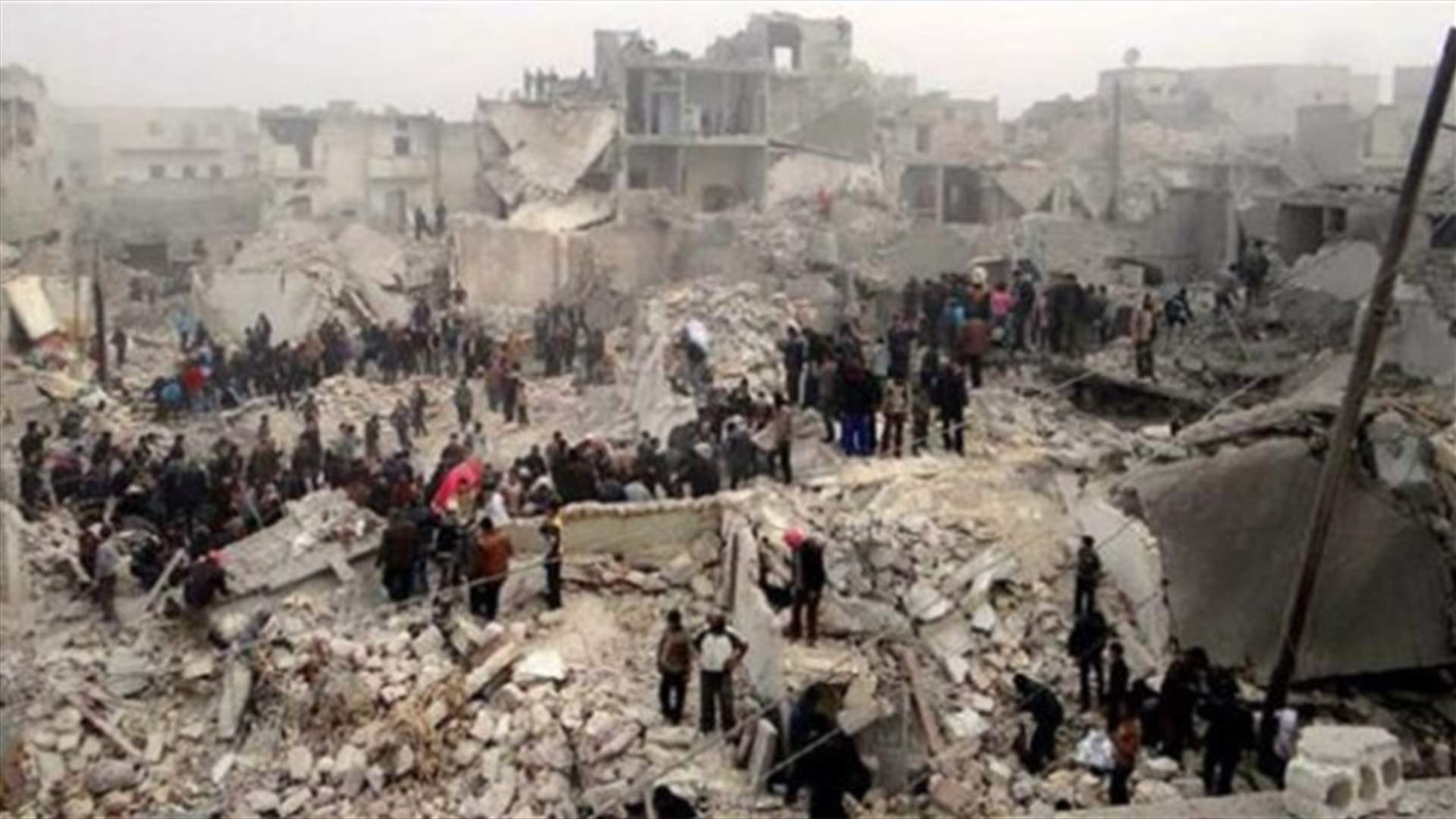 مسؤول اممي يحذر من ان شرق حلب قد يتحول الى "مقبرة ضخمة"
