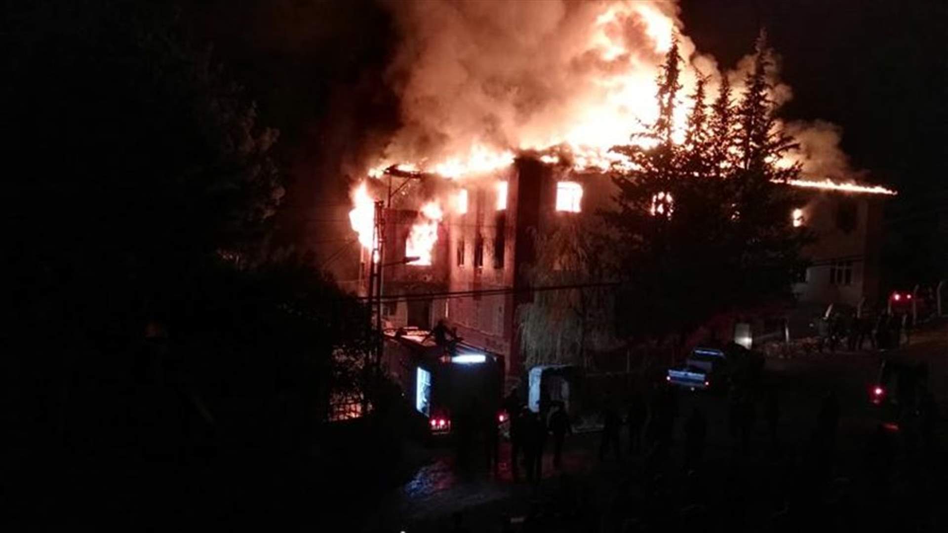 Turkish authorities arrest four over fire that killed schoolgirls