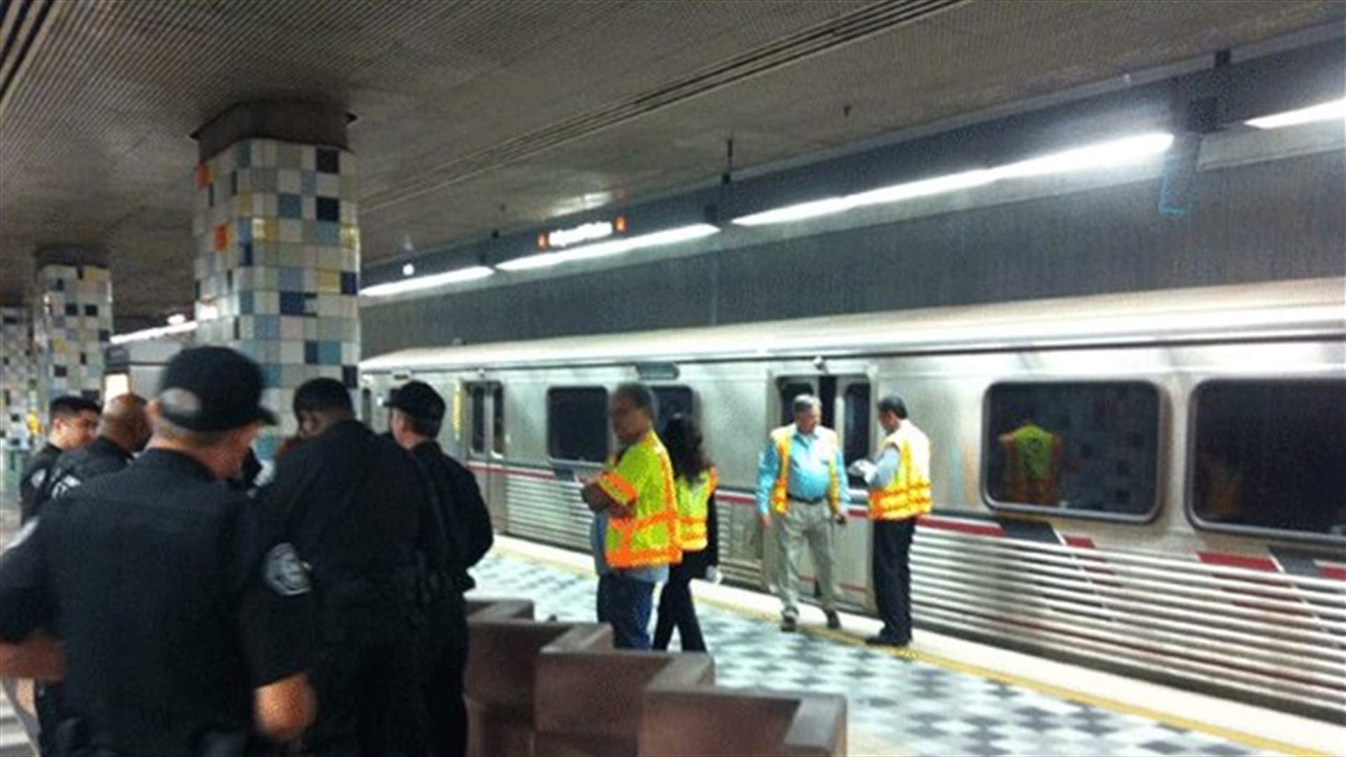 الإبلاغ عن تهديد ضد شبكة قطارات ريد لاين في لوس أنجليس