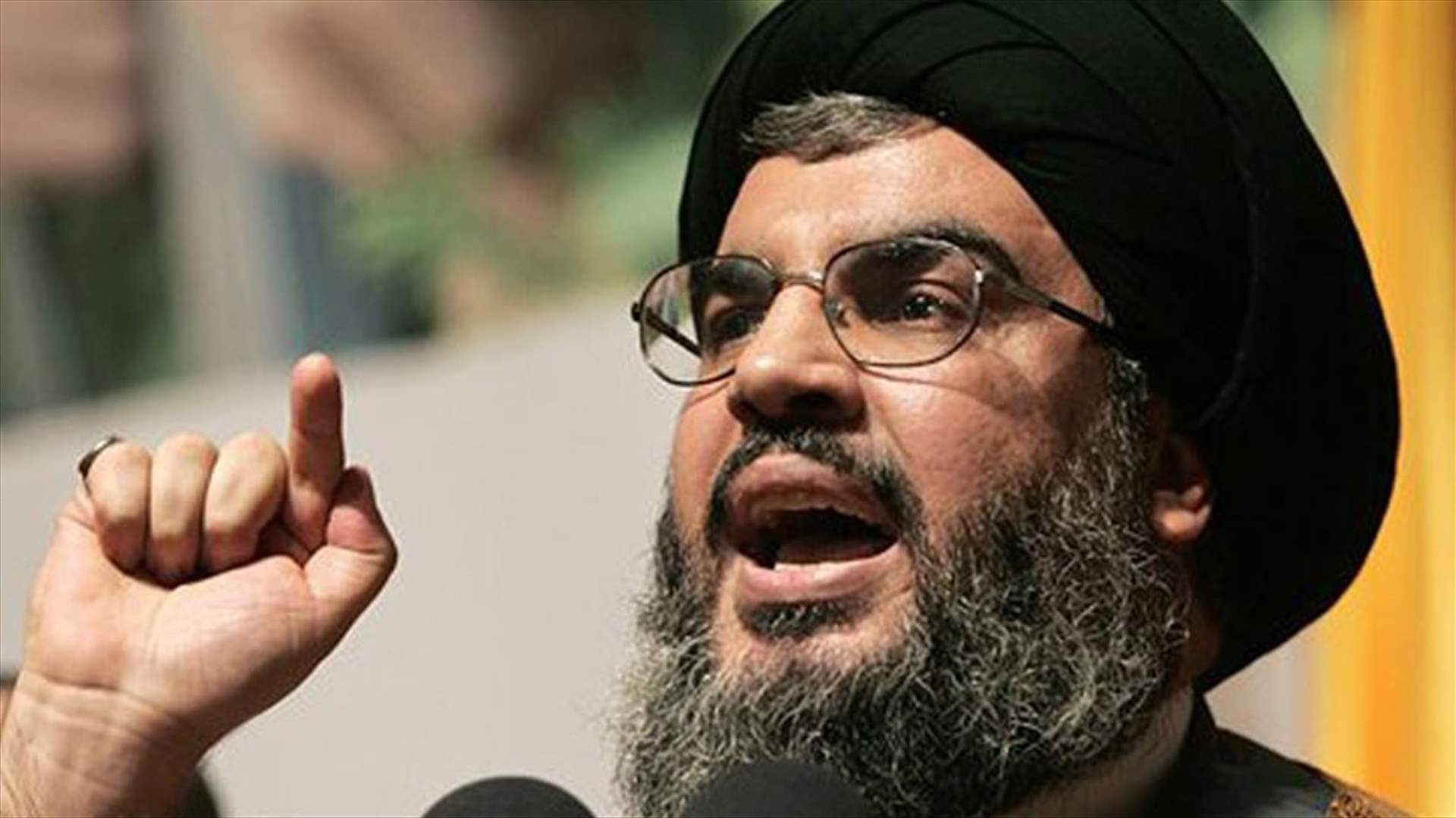 كلمة للسيد نصر الله الجمعة المقبل 