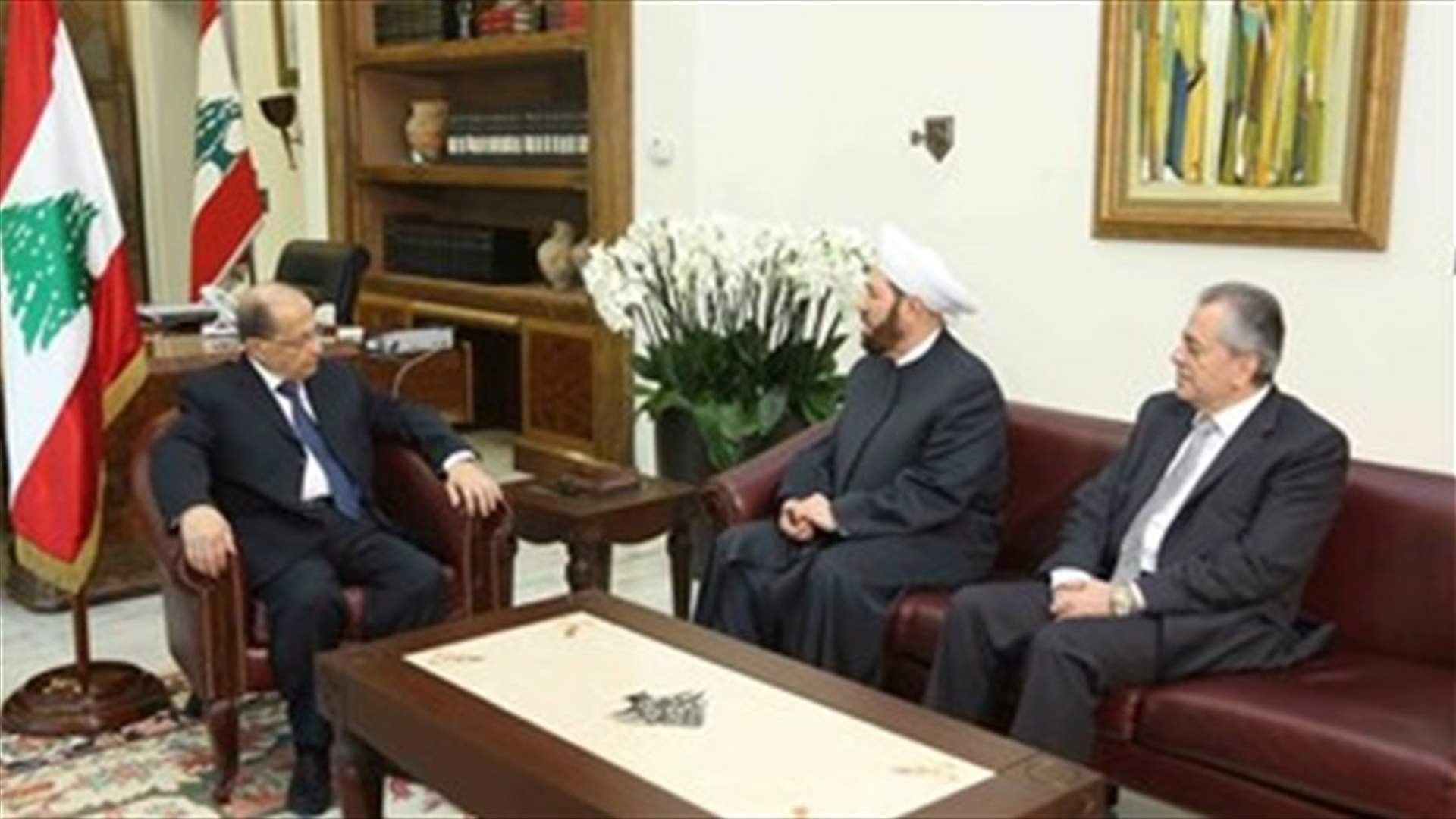 Mufti of Syria visits President Aoun 