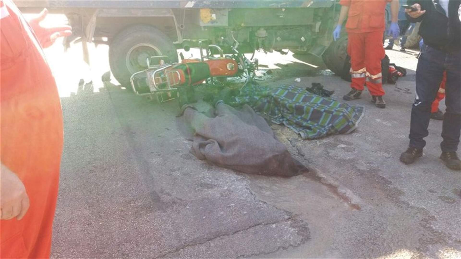 قتيلان بحادث سير في البربارة - جبيل