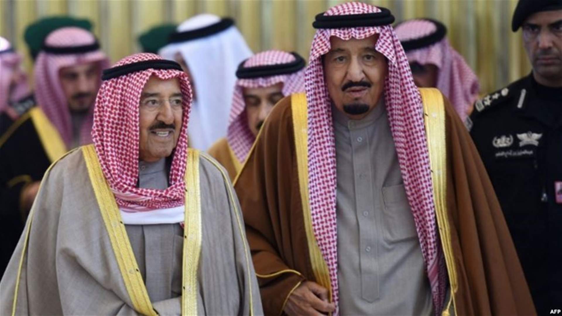  العاهل السعودي في الكويت 