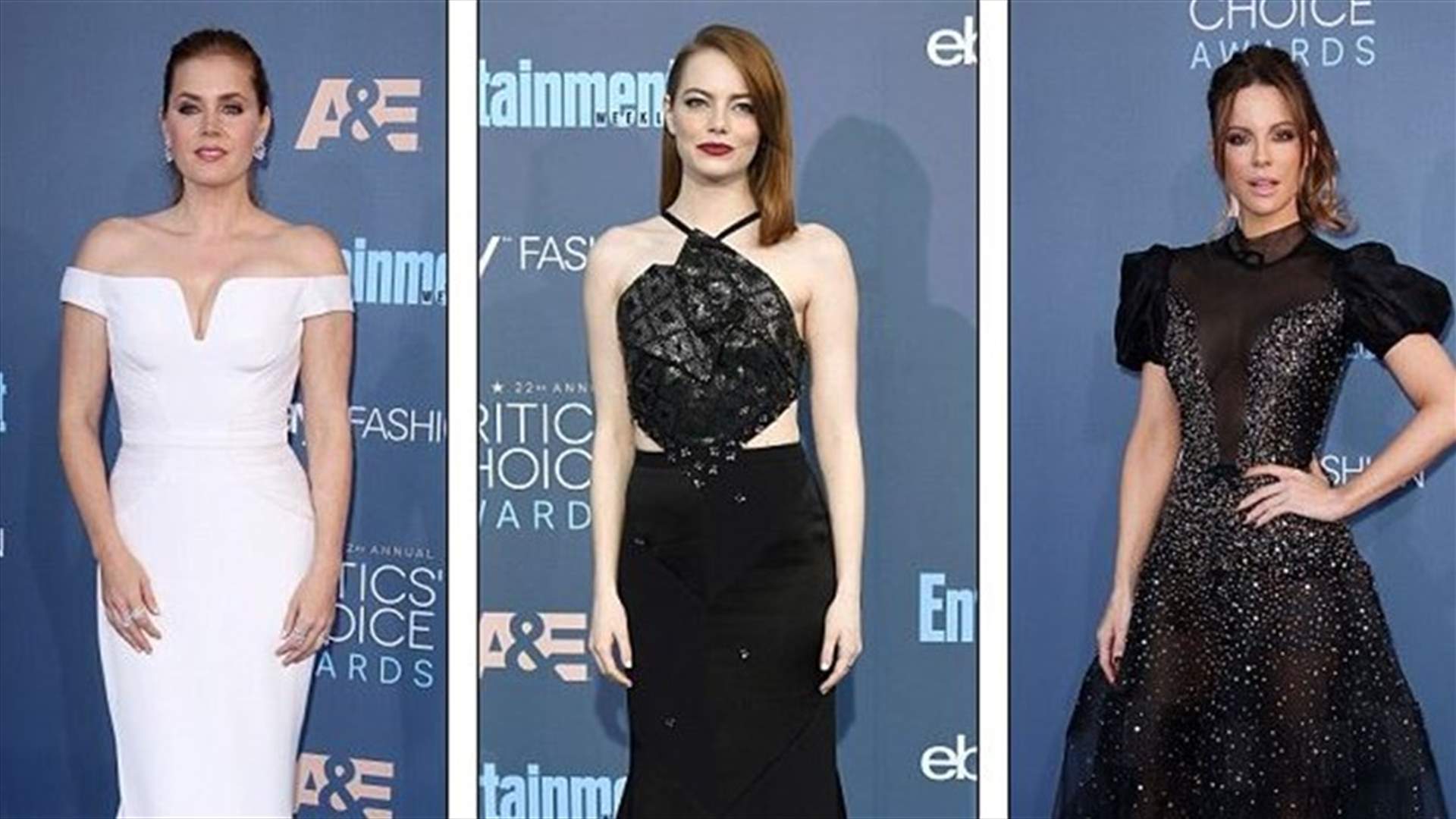 بالصور: تصاميم لبنانية برزت في حفل توزيع جوائز Critics' Choice Awards