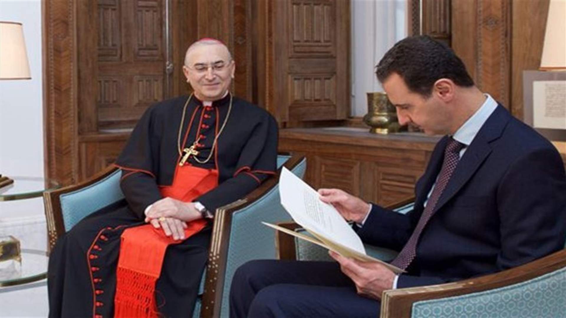 Pope appeals to Syria's Assad to respect humanitarian law, let aid in