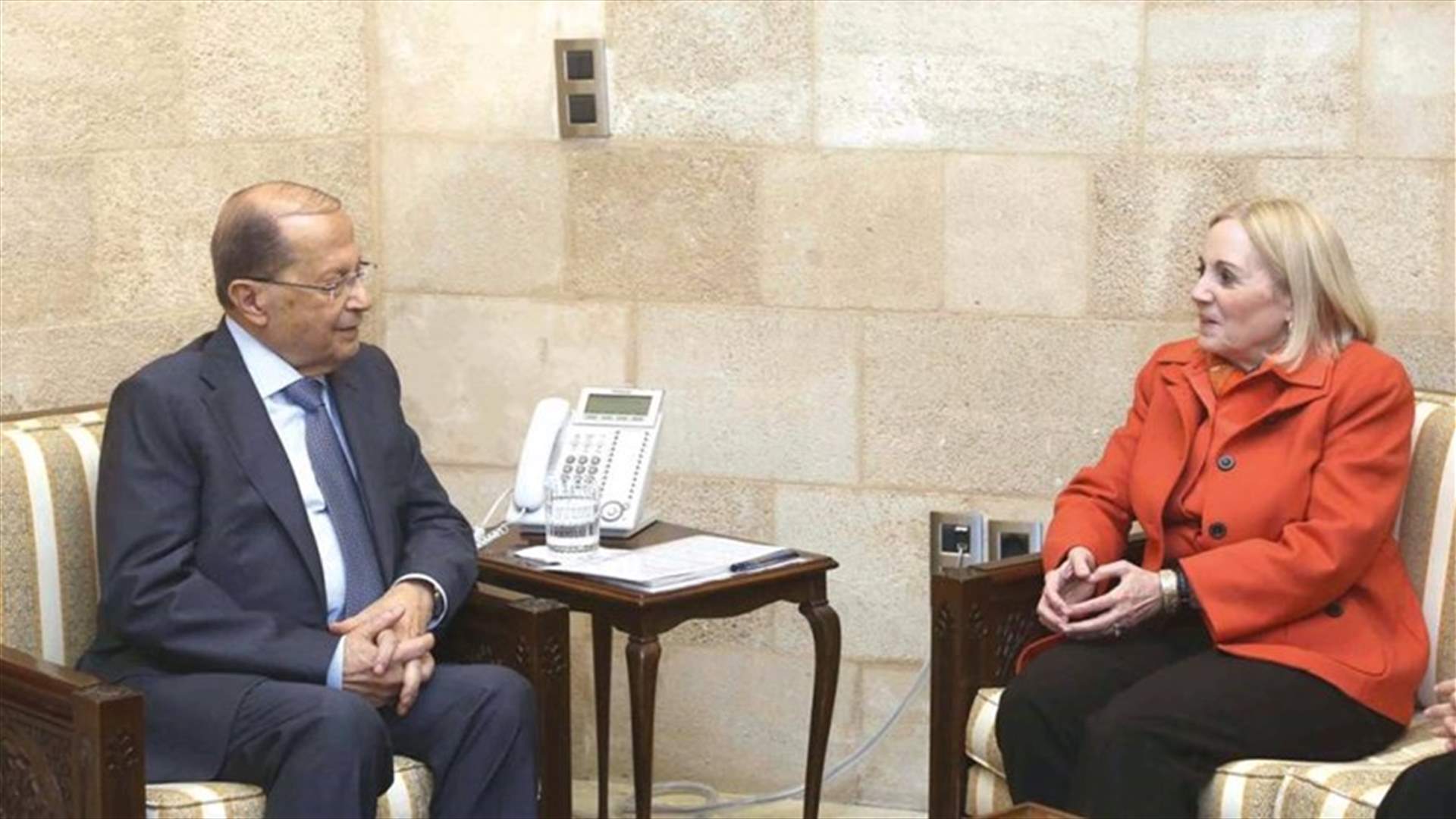 هذه كانت مهمة باترسون الاساسية في بعبدا...