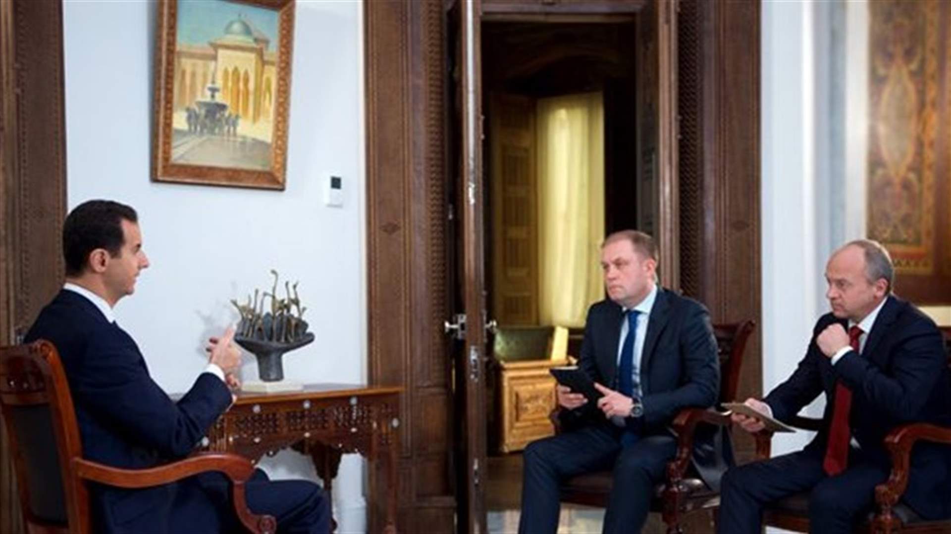 الأسد: الأعمال العسكرية لن تتوقف بعد تحرير حلب... وسنحرر تدمر مرّة أخرى