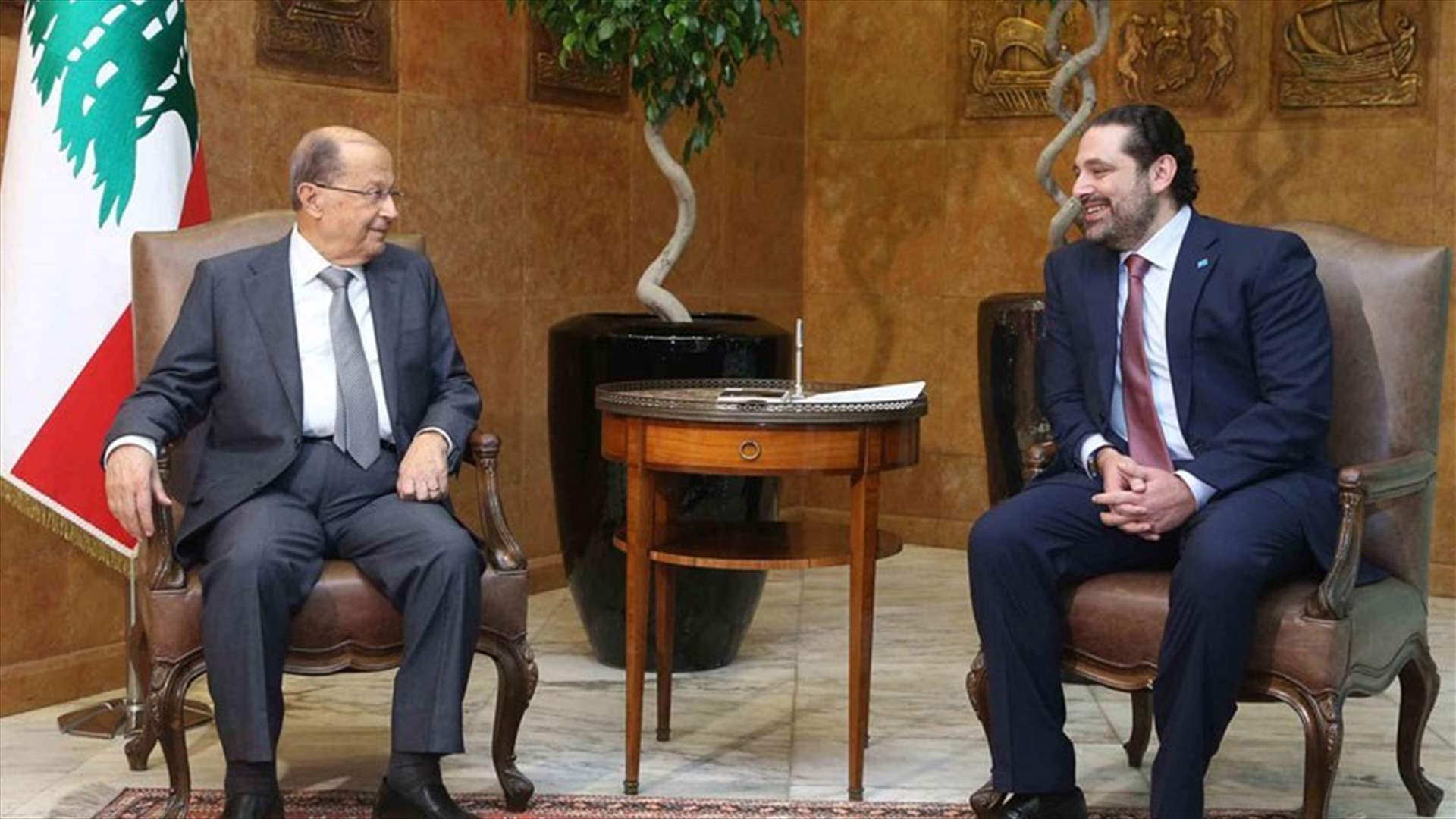 Hariri when leaving Baabda palace: Cabinet formula requires further discussions