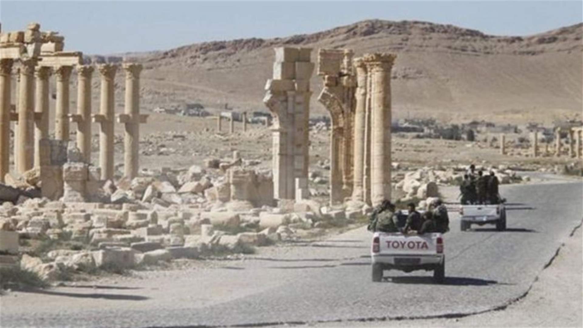 مقتل 20 من المقاتلين الموالين للنظام السوري قرب تدمر