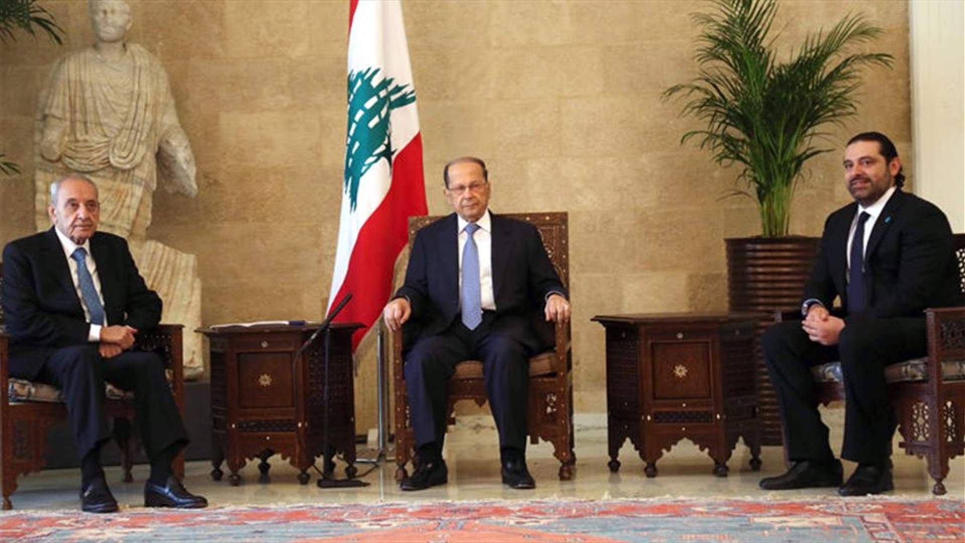 هذا ما دار بين عون والحريري وبري 