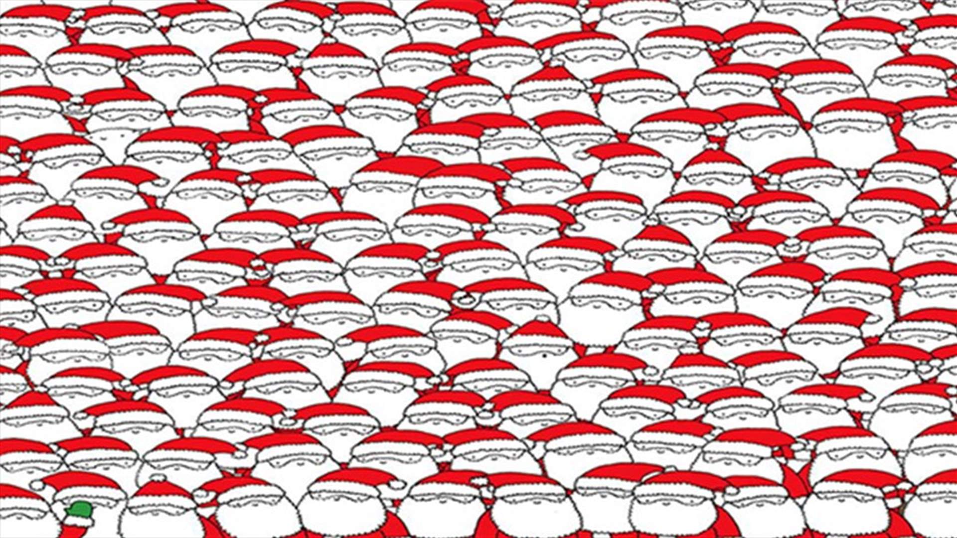 [PHOTO] Can You Spot The Sheep Among All Of These Santas?