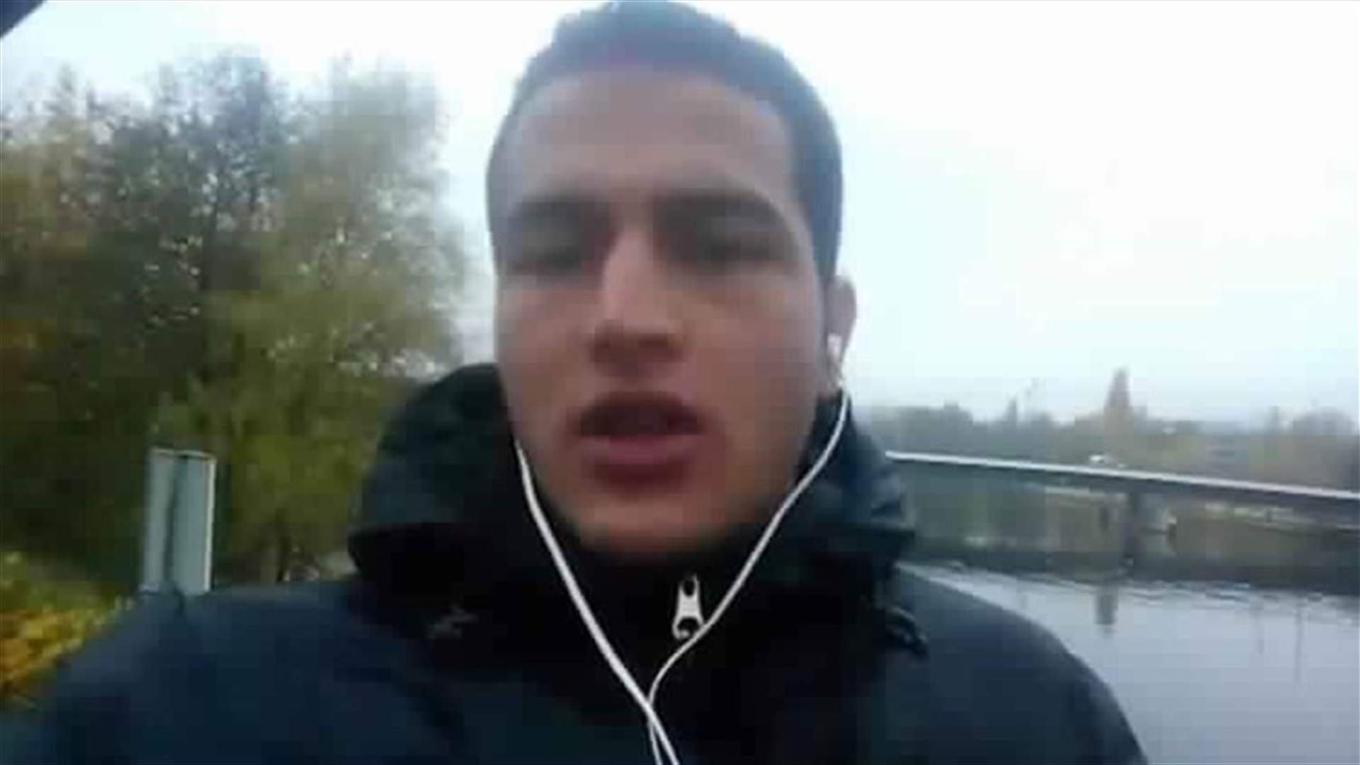 كاميرات المراقبة تؤكد عبور انيس العامري لفرنسا