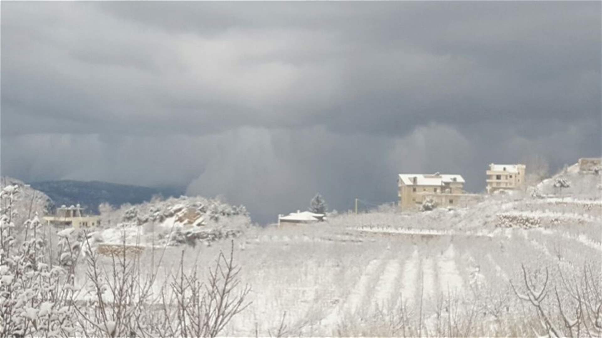 [PHOTOS] Snow blankets Kfardebian village 