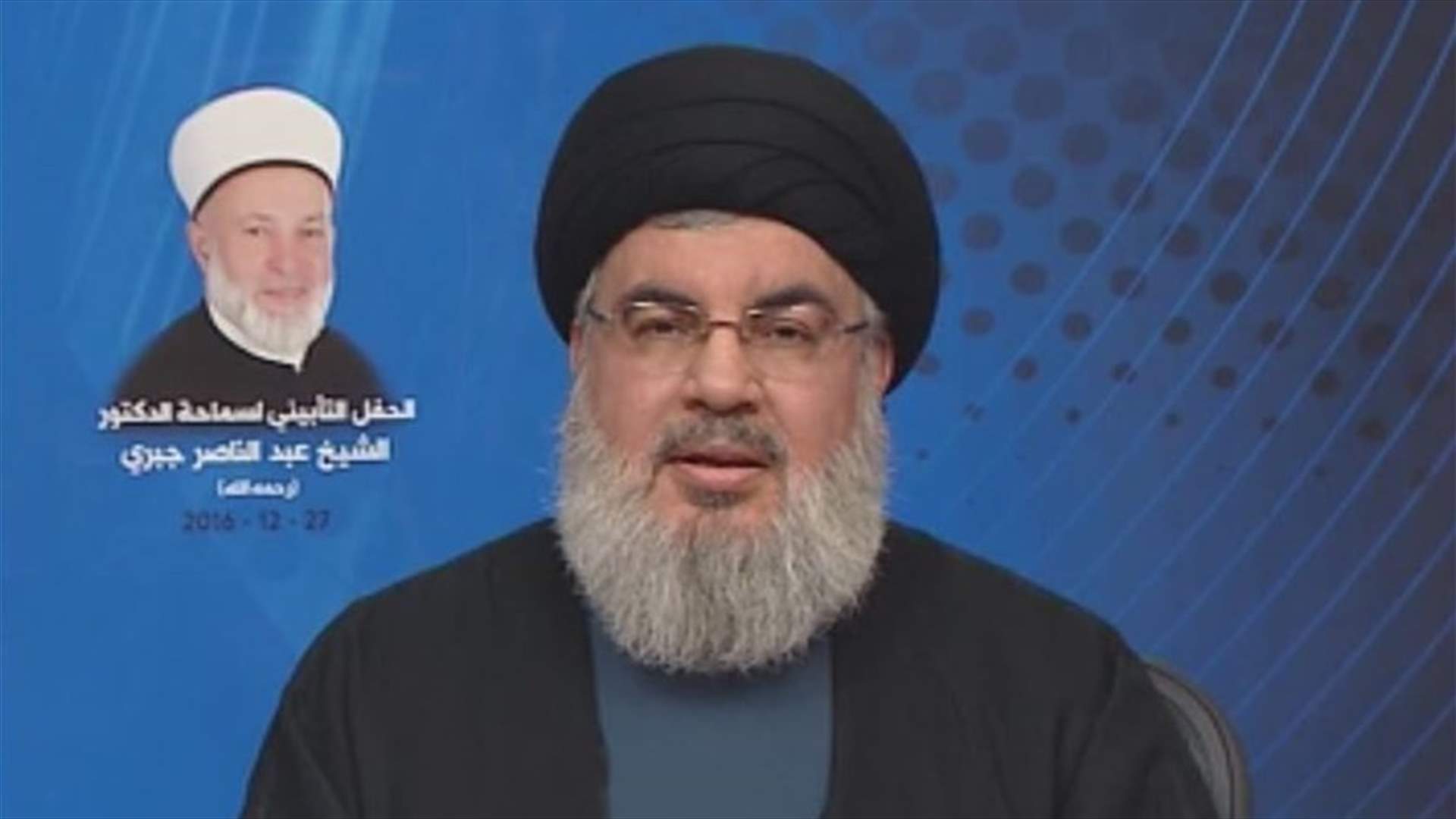 Nasrallah says future is for resistance’ s project in the region