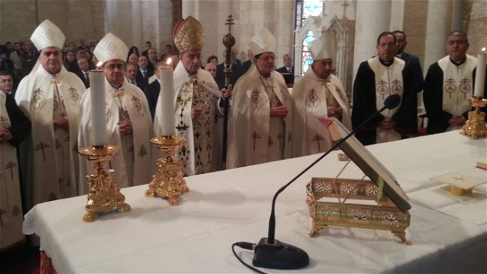 Patriarch Rai heads New Year’s mass in Bkerke