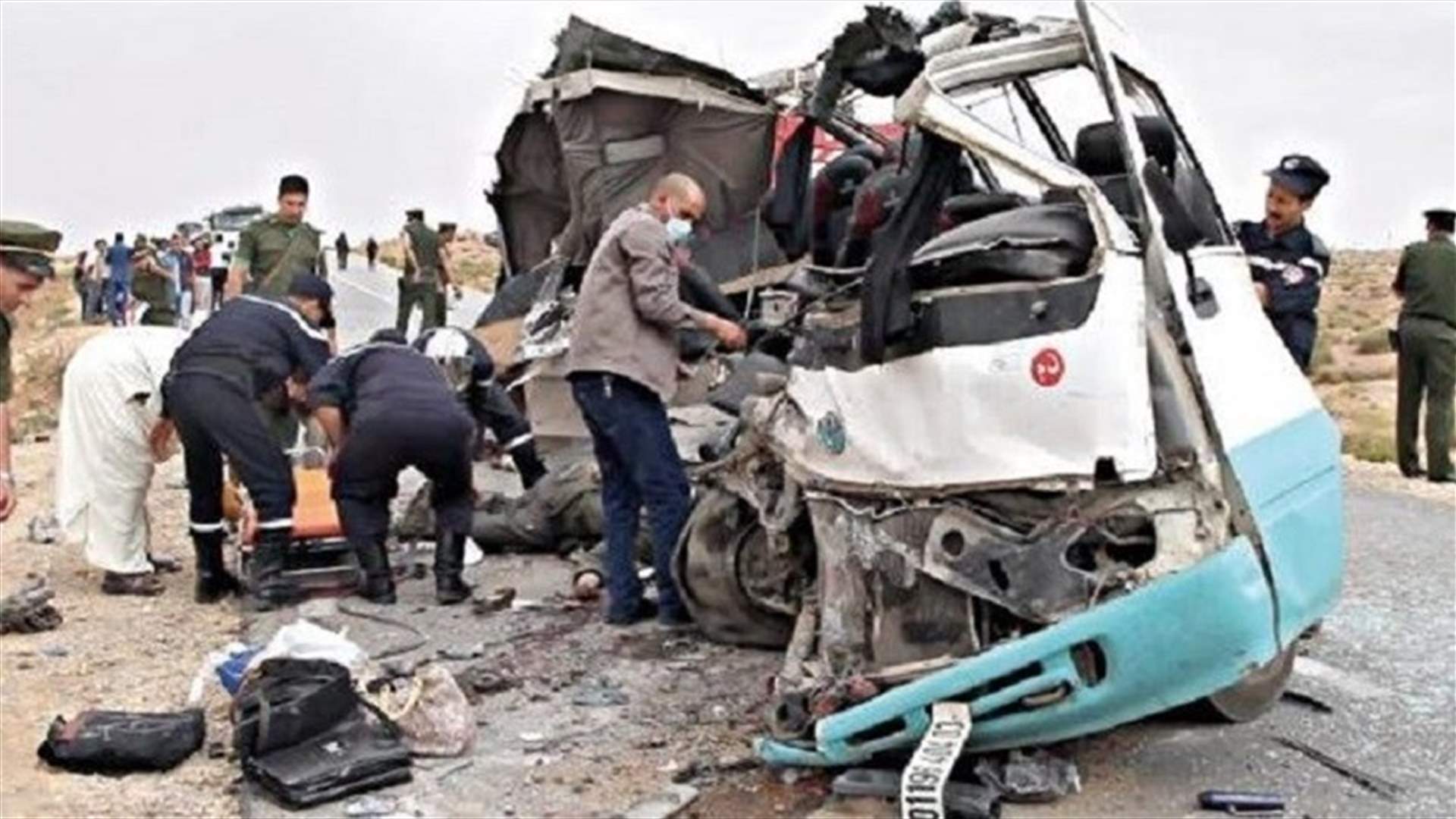 16 قتيلا في حادثي سير جنوب الجزائر 