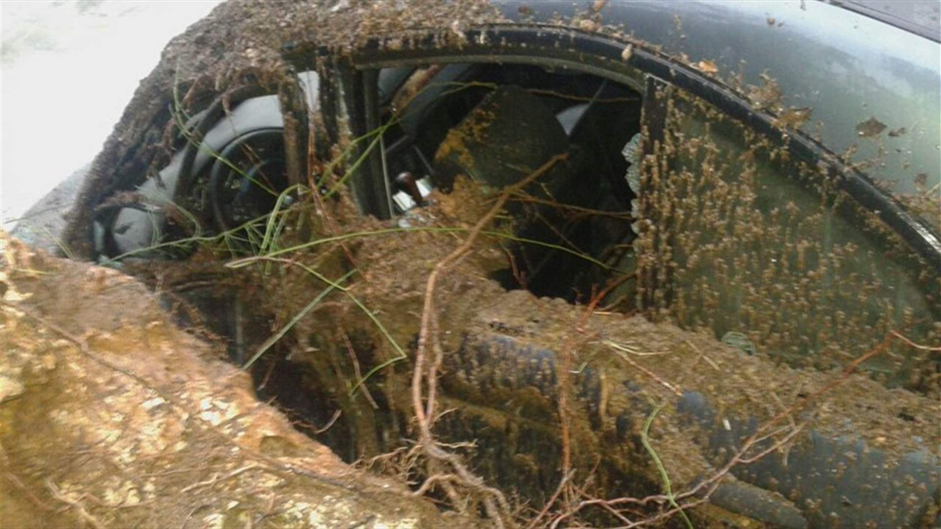 بالصور- انهيار صخري في يسوع الملك –ذوق مصبح وتحطم عدد من السيارات