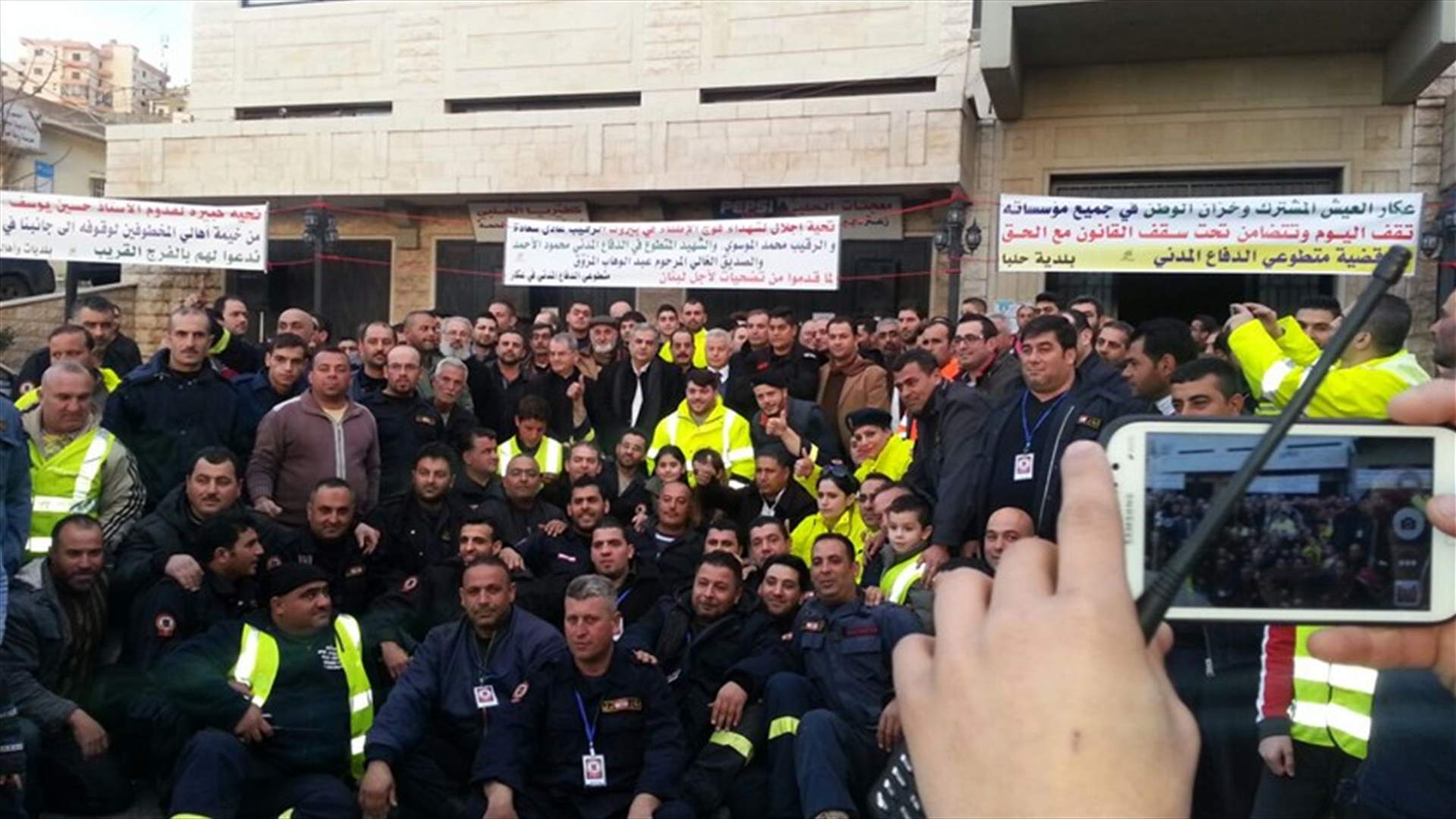 متطوعو الدفاع المدني في عكار باشروا اعداد ملفاتهم لتثبيتهم