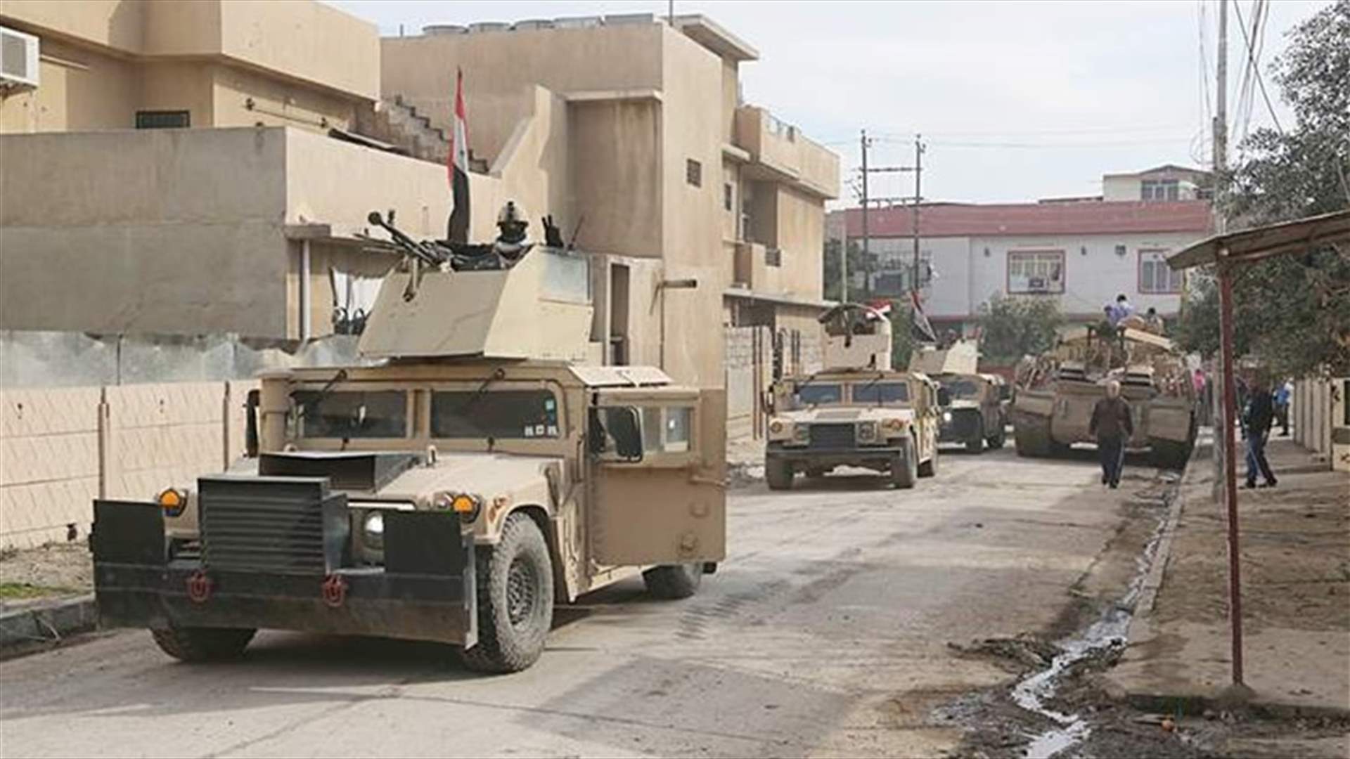  القوات العراقية تعلن تحرير القسم الشرقي من الموصل