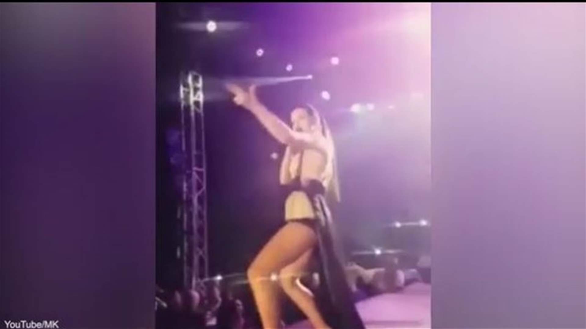 بالفيديو: "النجمة الصربية الأكثر إثارة" في موقف محرج...
