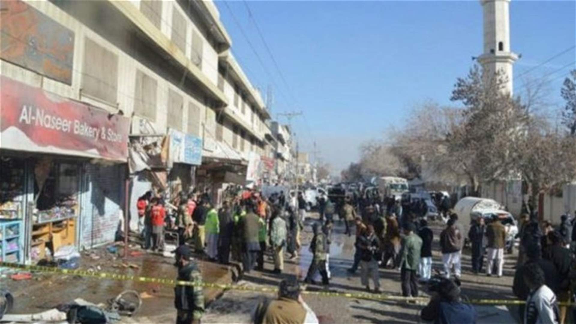 قتلى وجرحى  في انفجار قنبلة في باكستان 