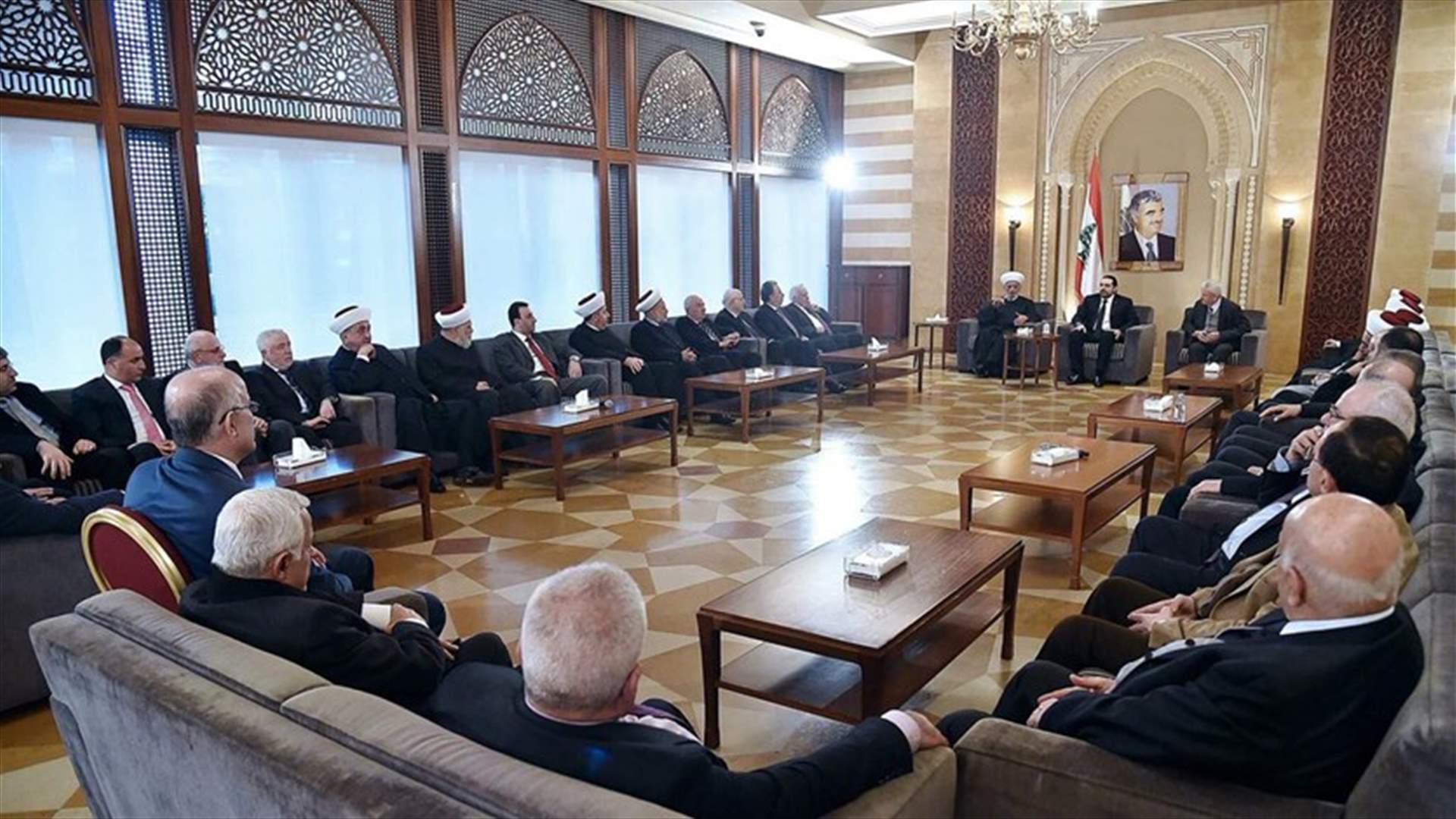 دريان من بيت الوسط: مع توافق القوى السياسية على قانون انتخاب جديد