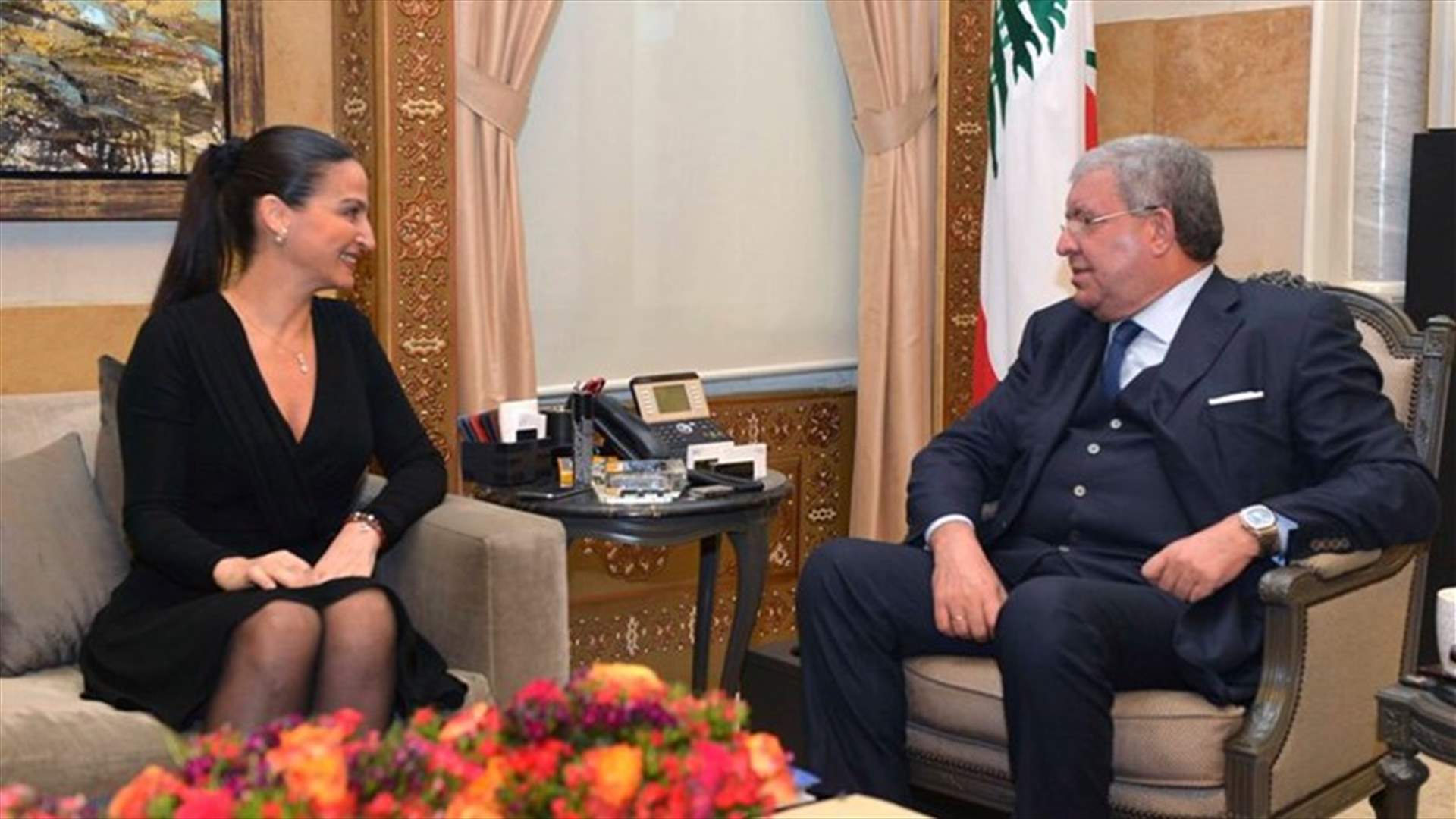 وزير الداخلية استقبل رئيسة الكتلة الشعبية